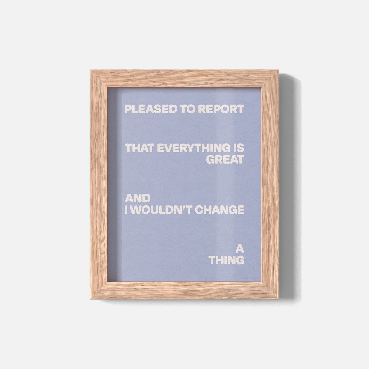 PLEASED PRINT