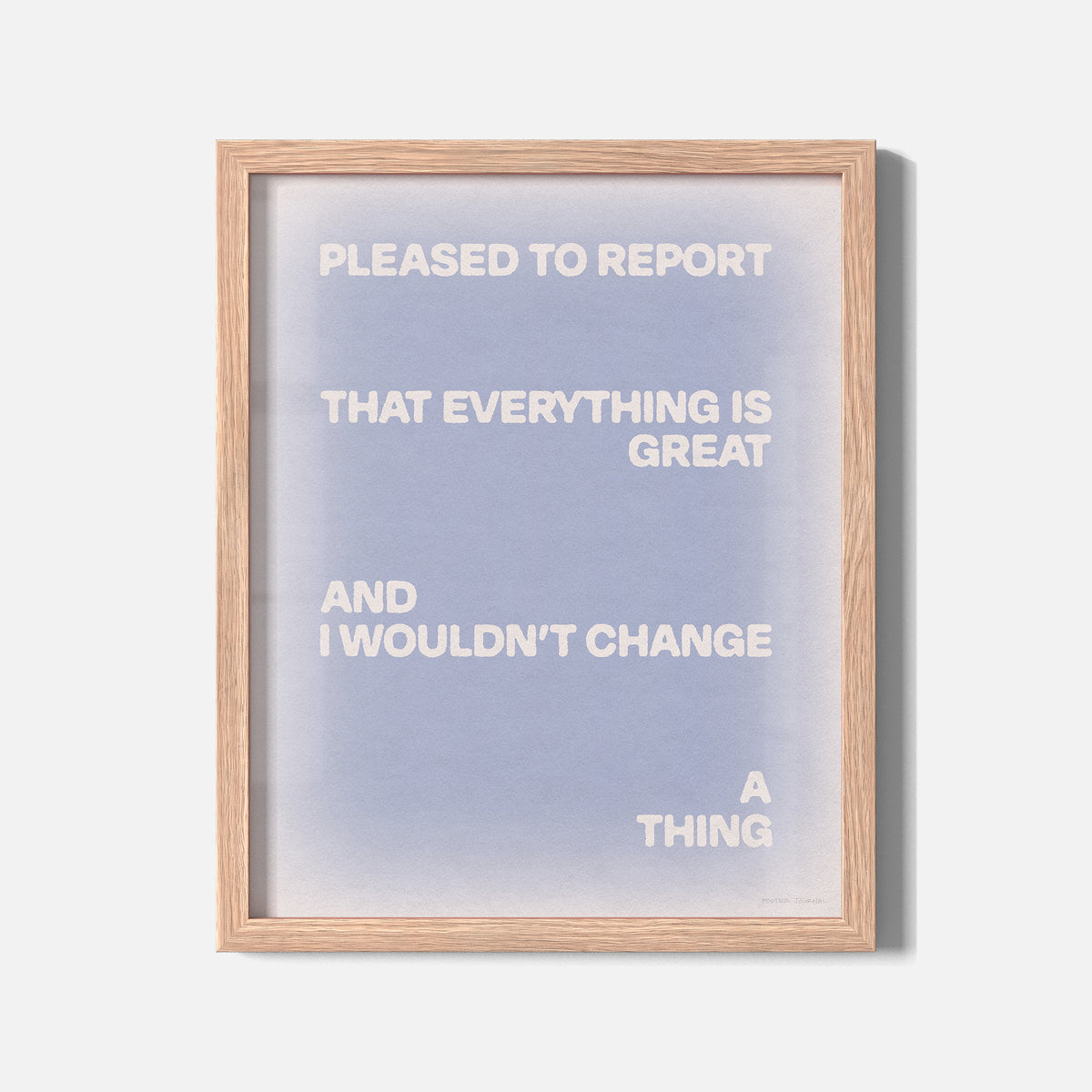 PLEASED PRINT