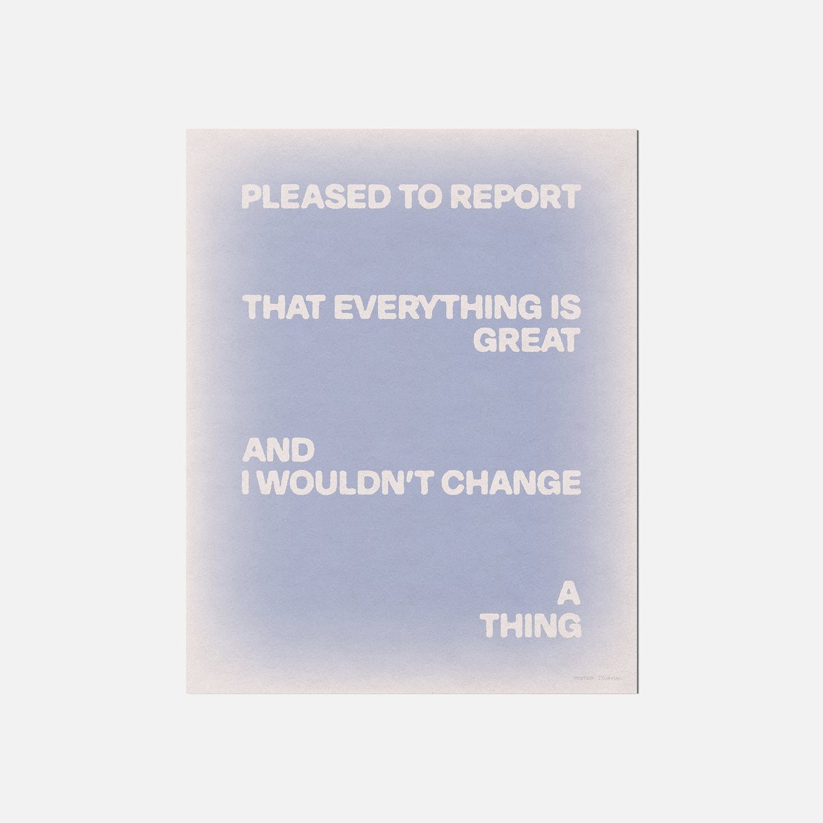 PLEASED PRINT