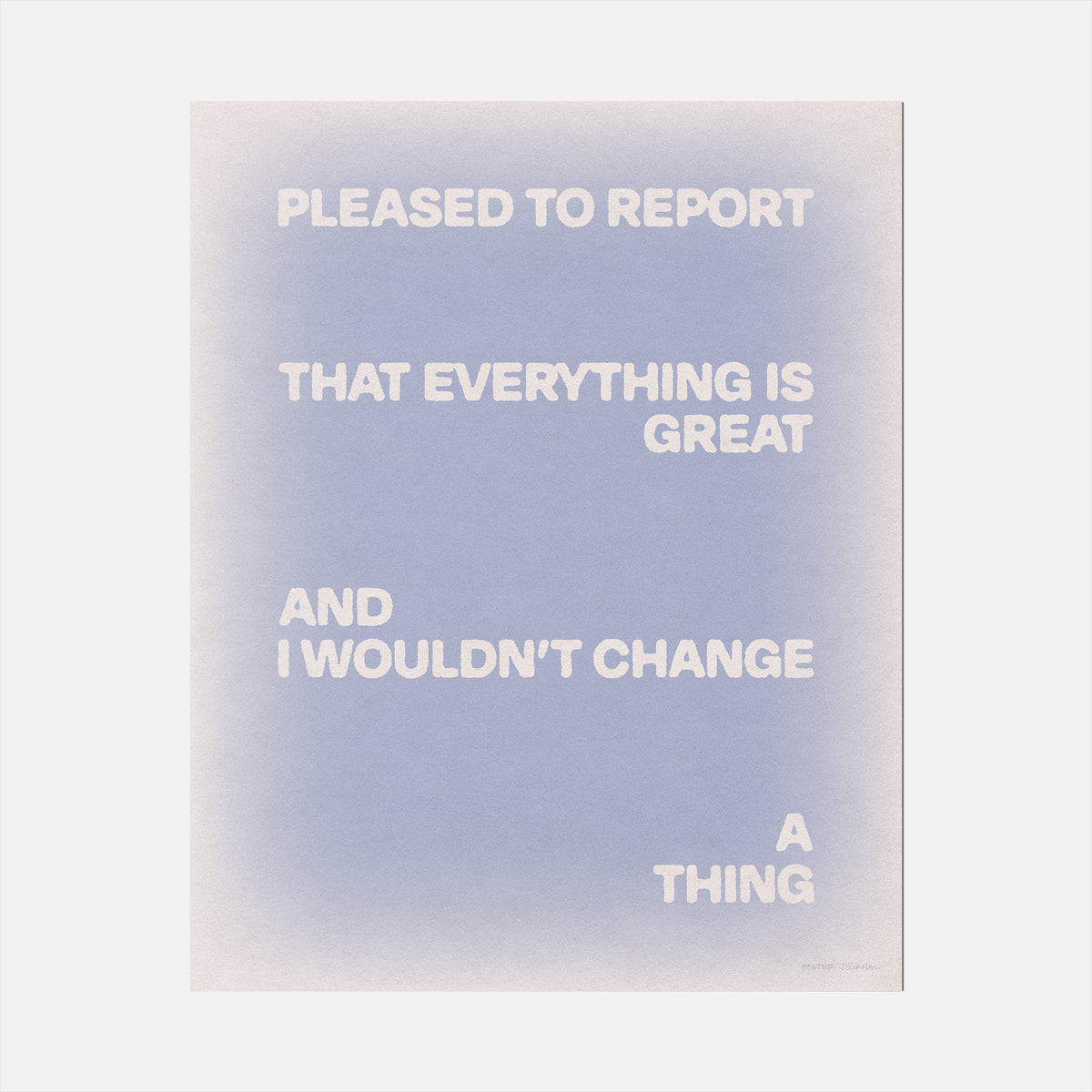 PLEASED PRINT