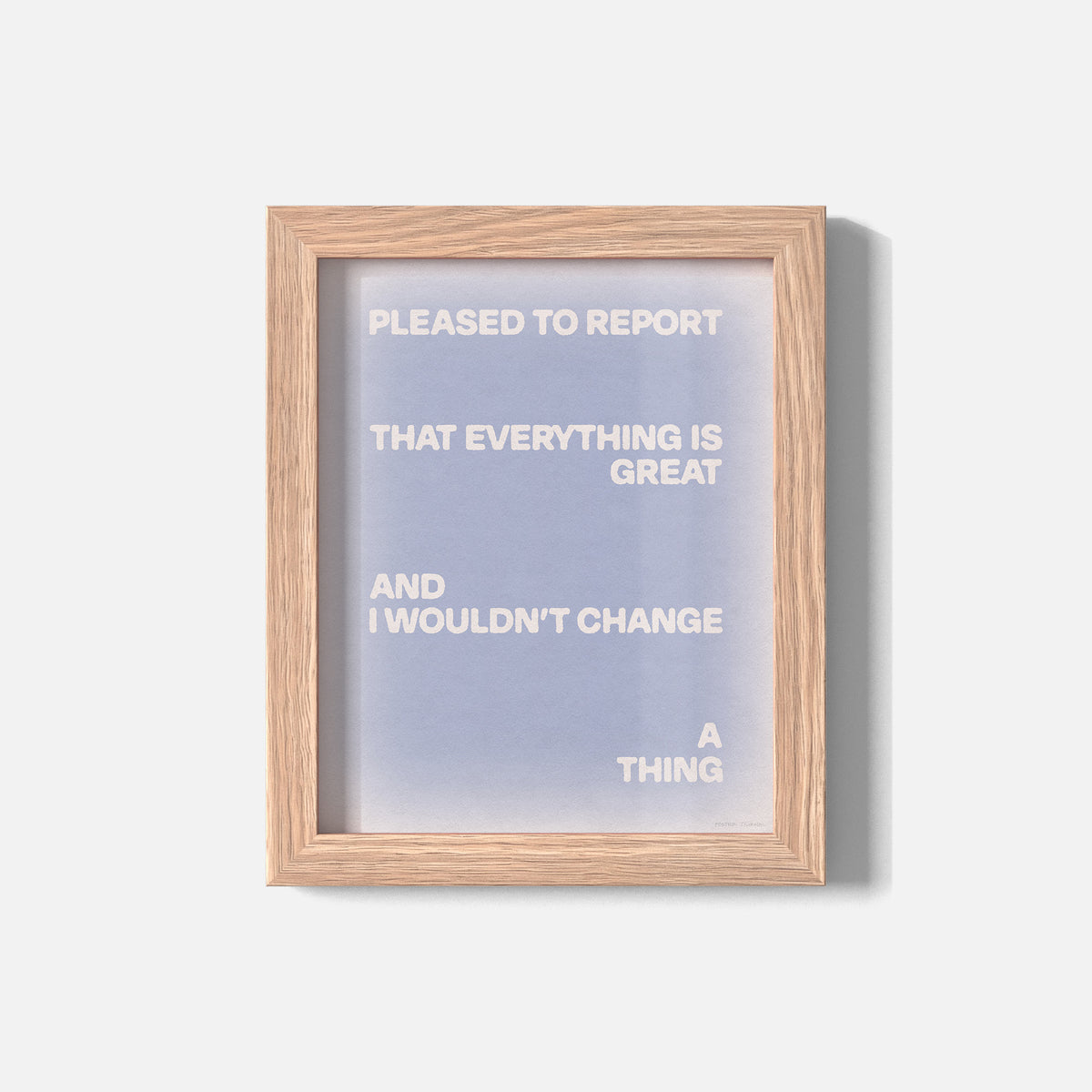 PLEASED PRINT