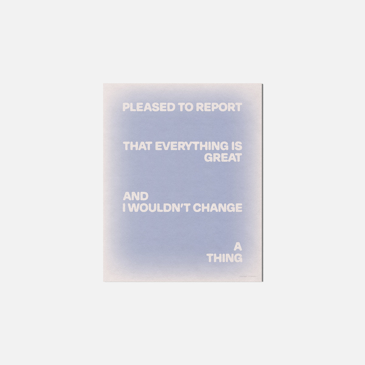 PLEASED PRINT