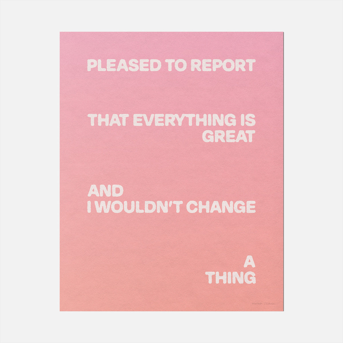 PLEASED PRINT