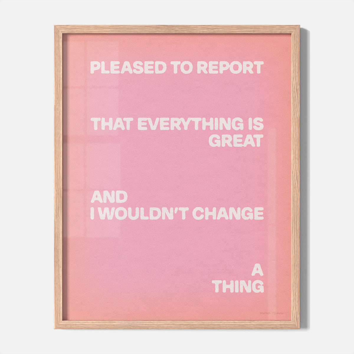 PLEASED PRINT