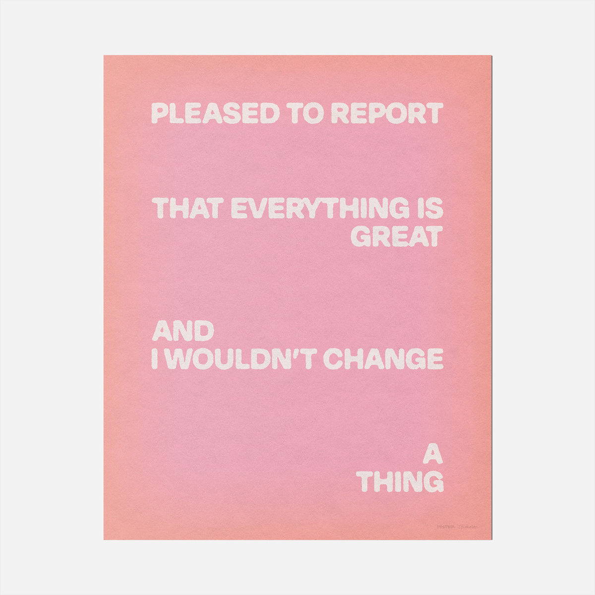PLEASED PRINT