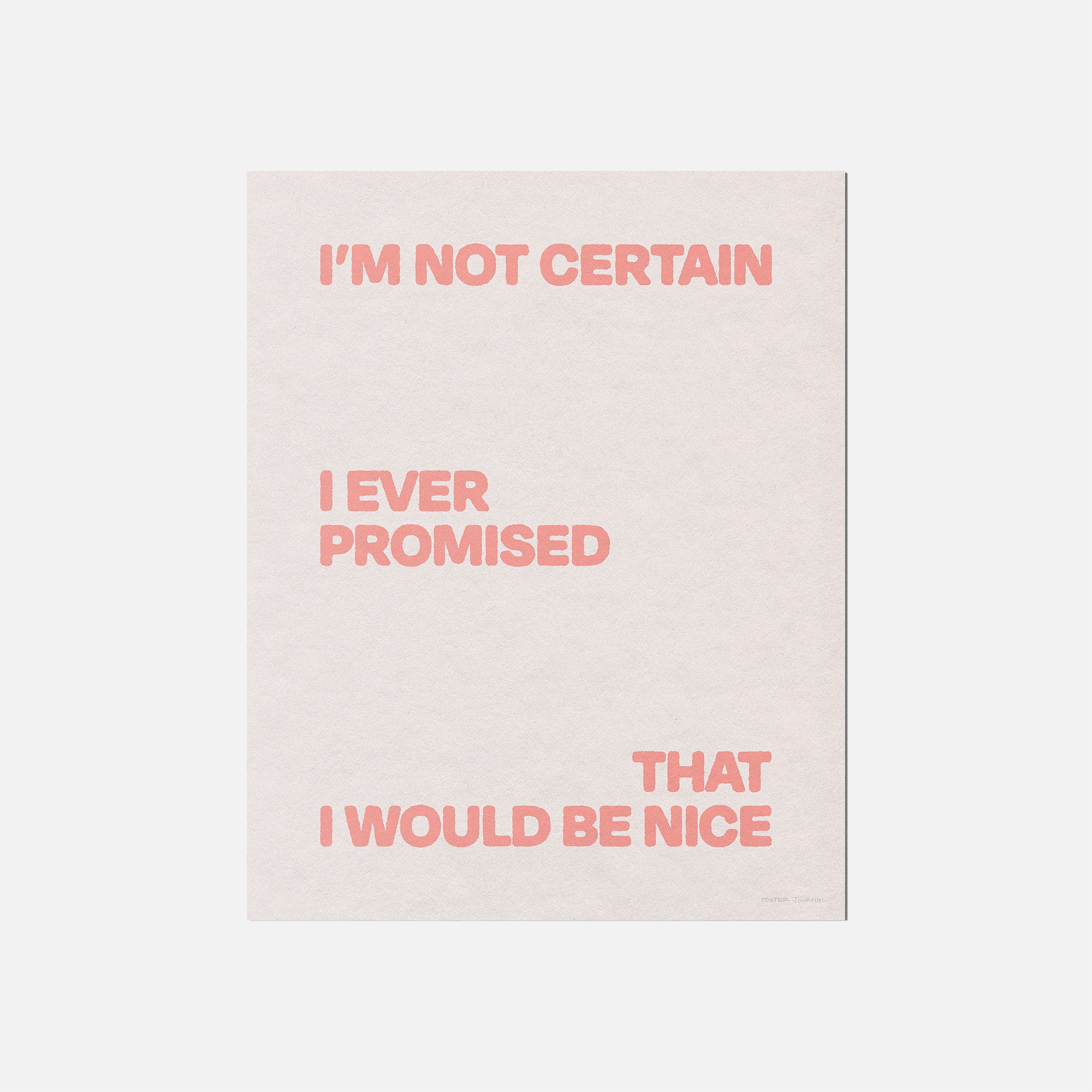 PROMISED PRINT