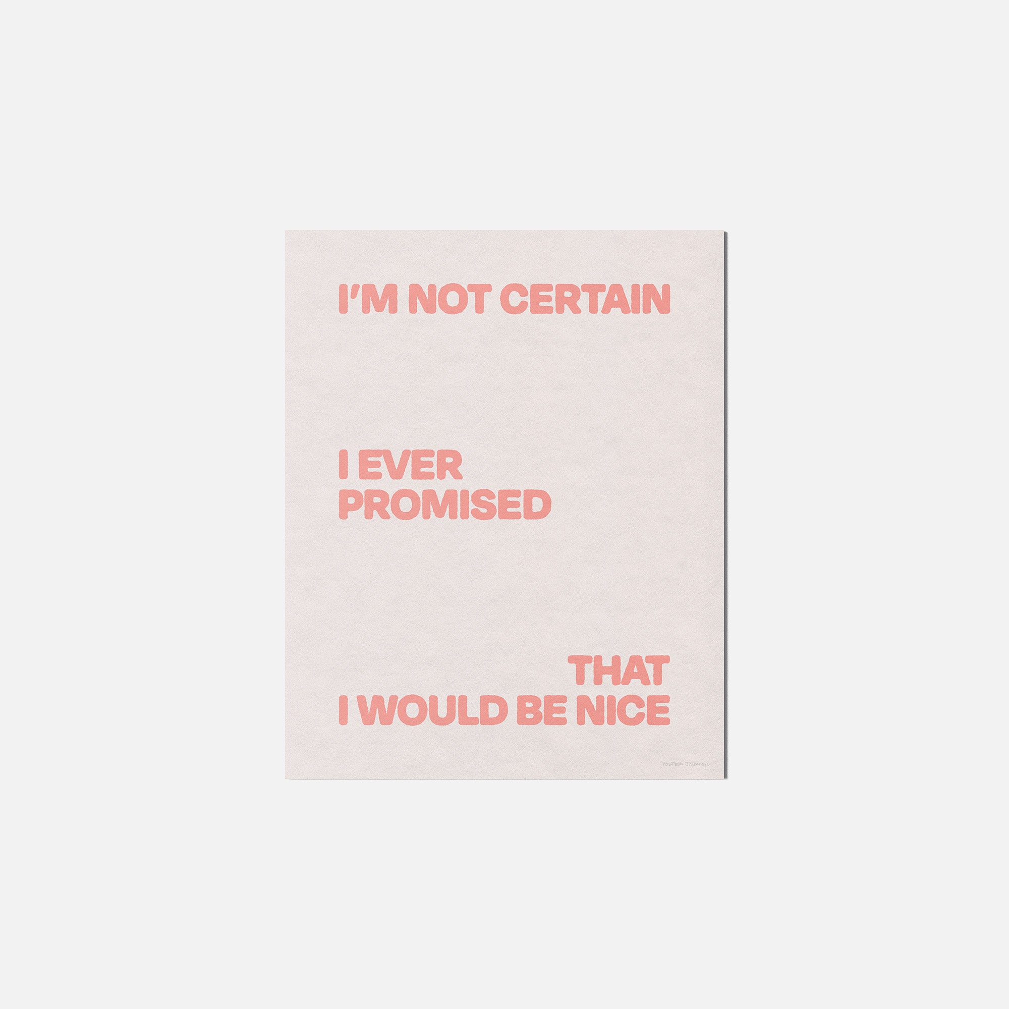PROMISED PRINT