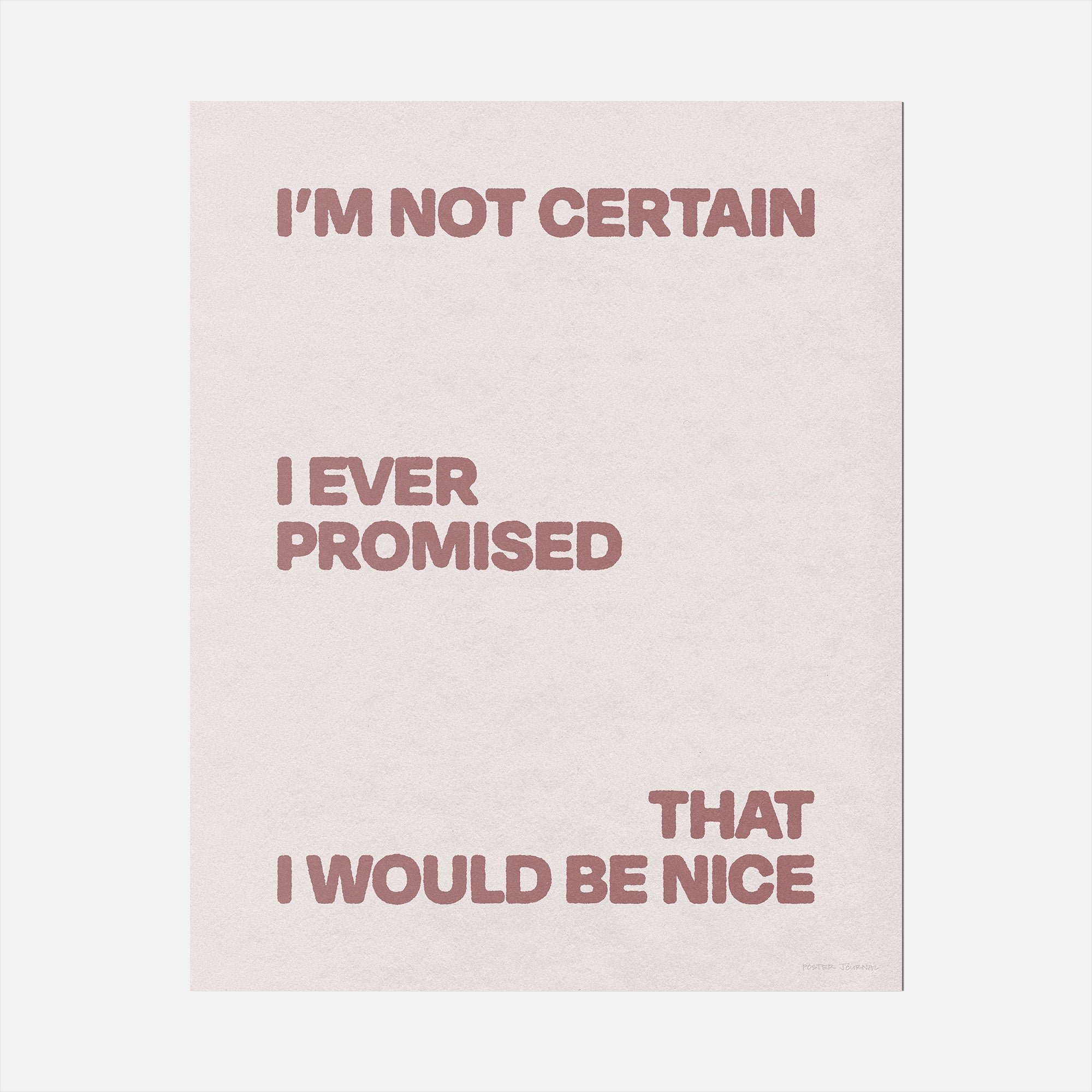 PROMISED PRINT