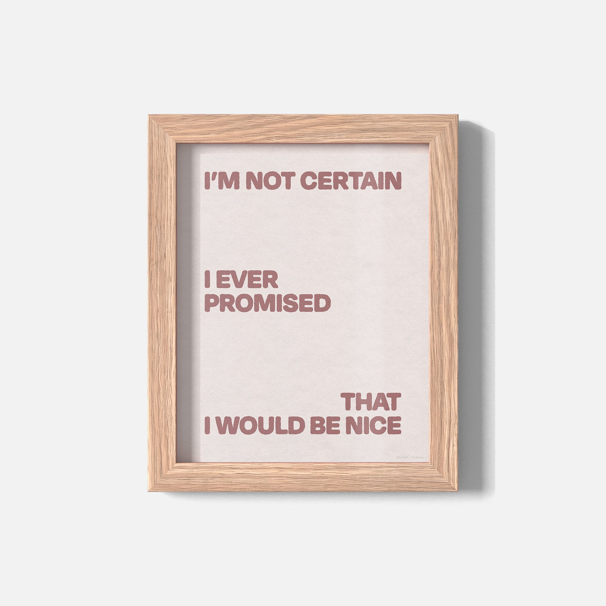 PROMISED PRINT