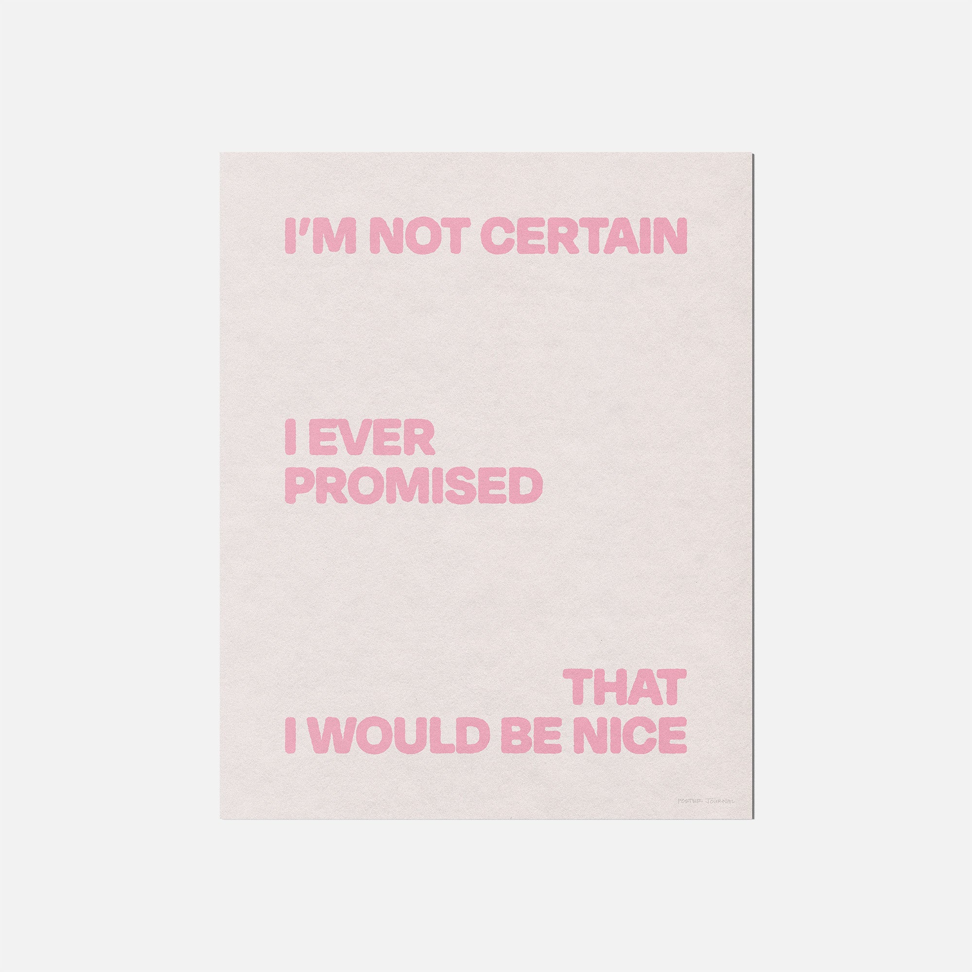 PROMISED PRINT