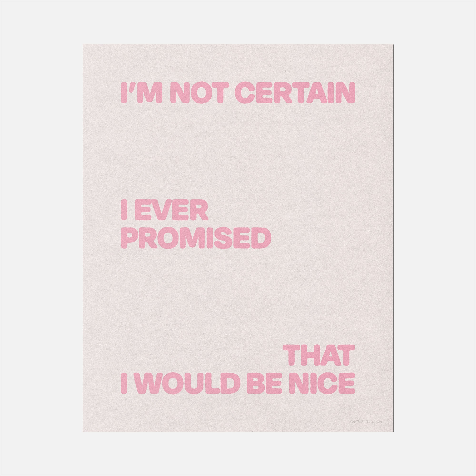PROMISED PRINT