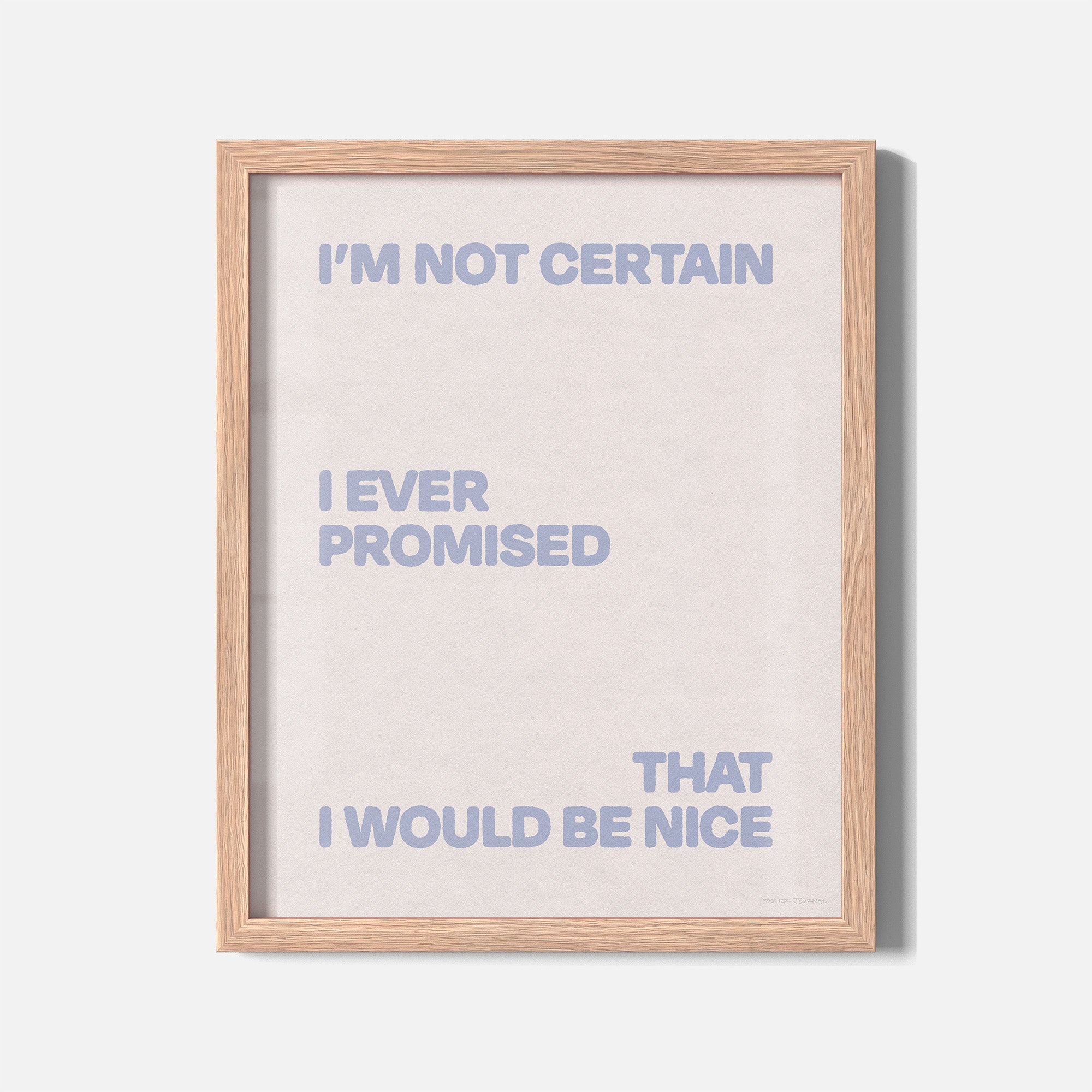 PROMISED PRINT