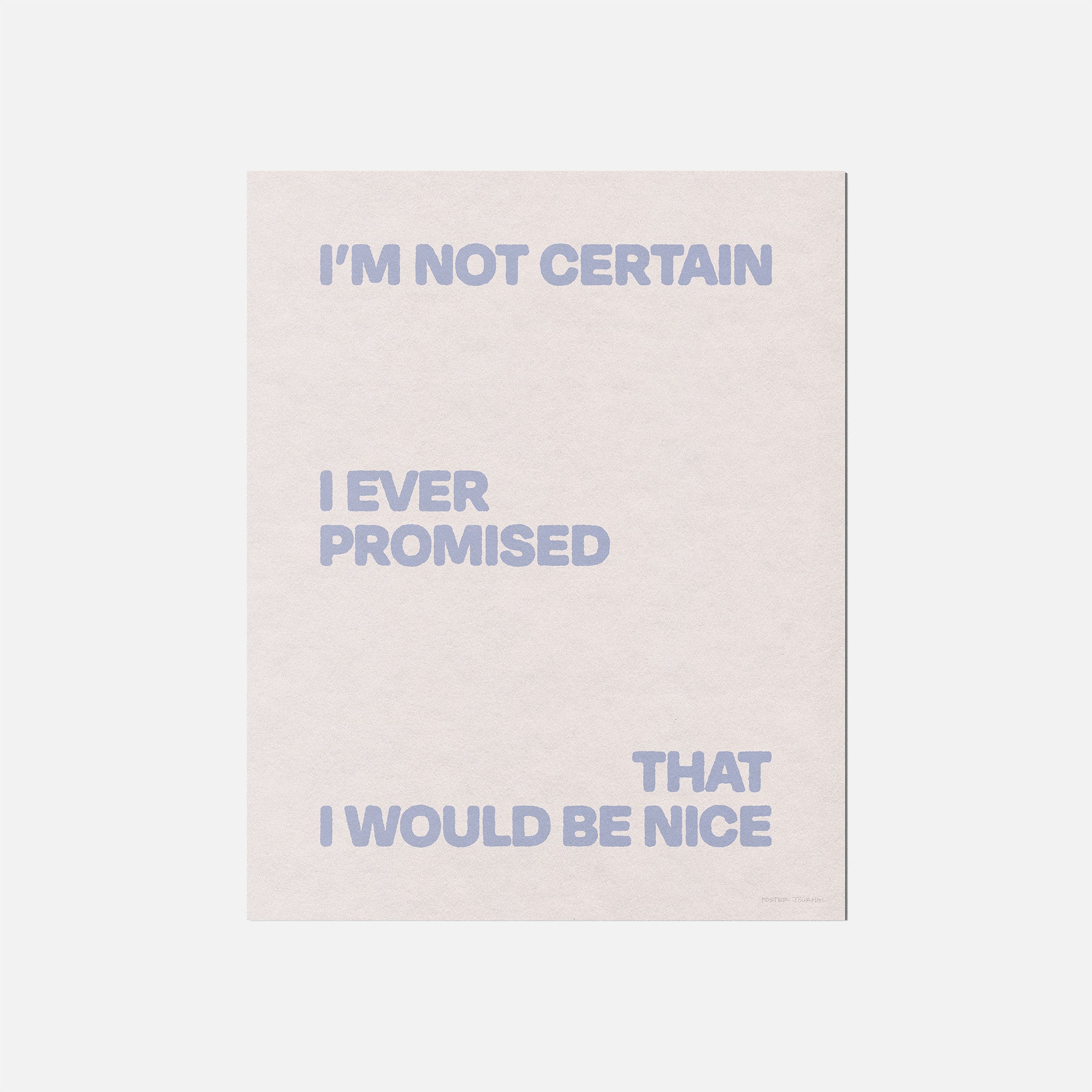 PROMISED PRINT