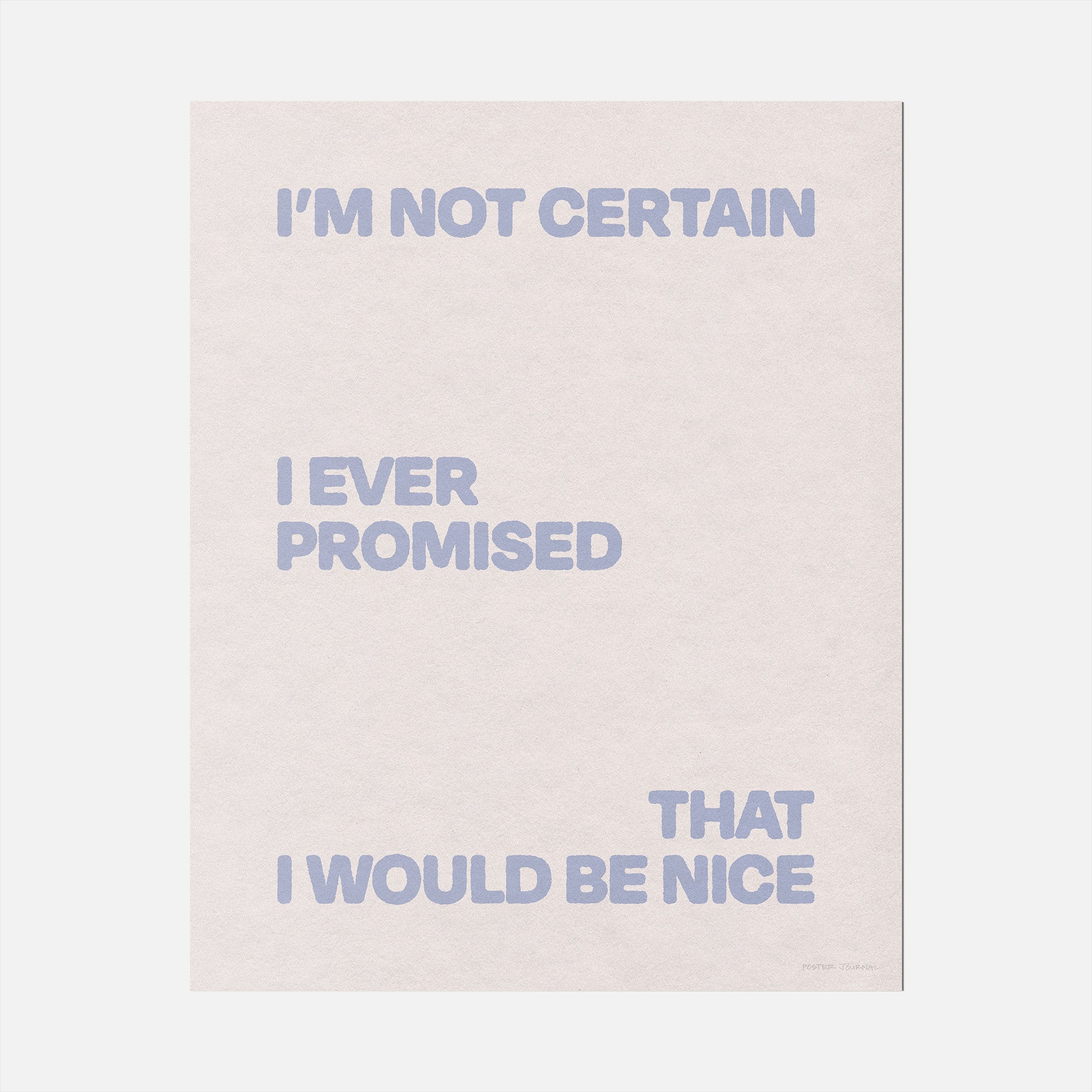 PROMISED PRINT