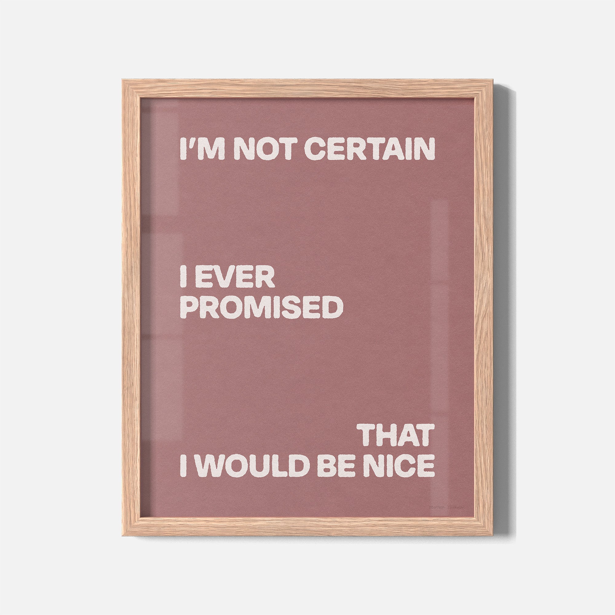 PROMISED PRINT