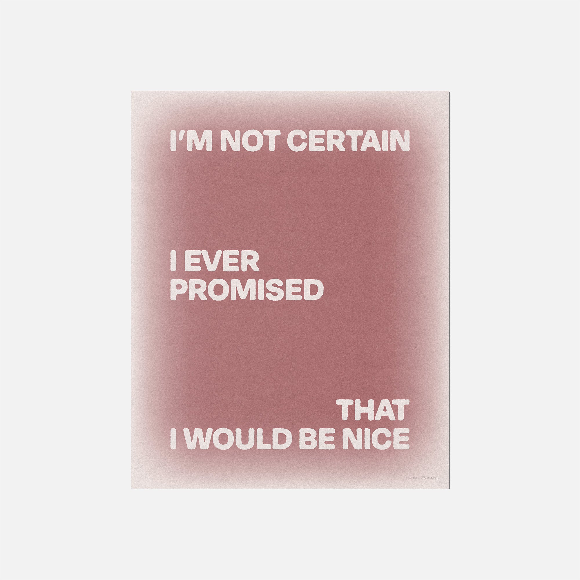 PROMISED PRINT