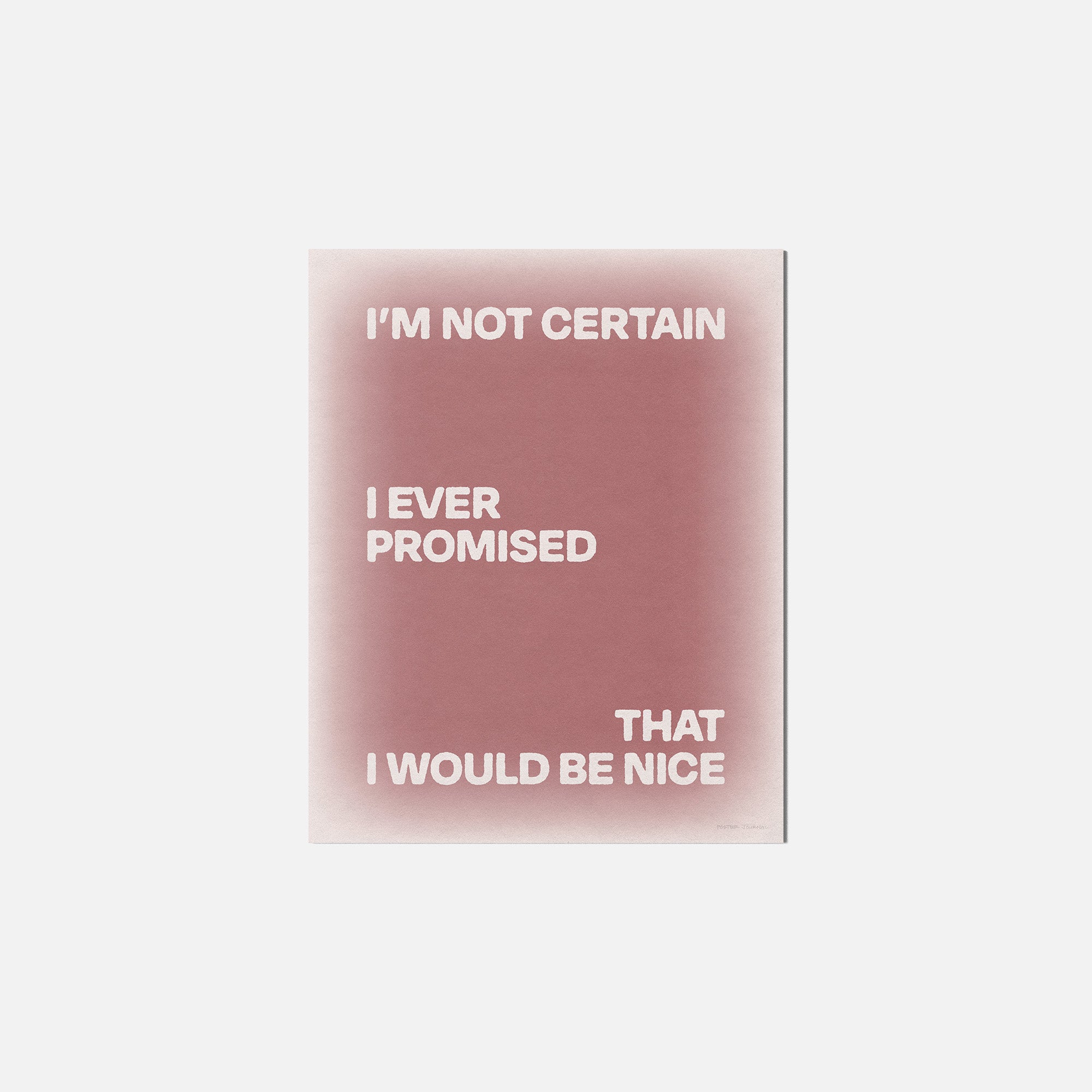 PROMISED PRINT