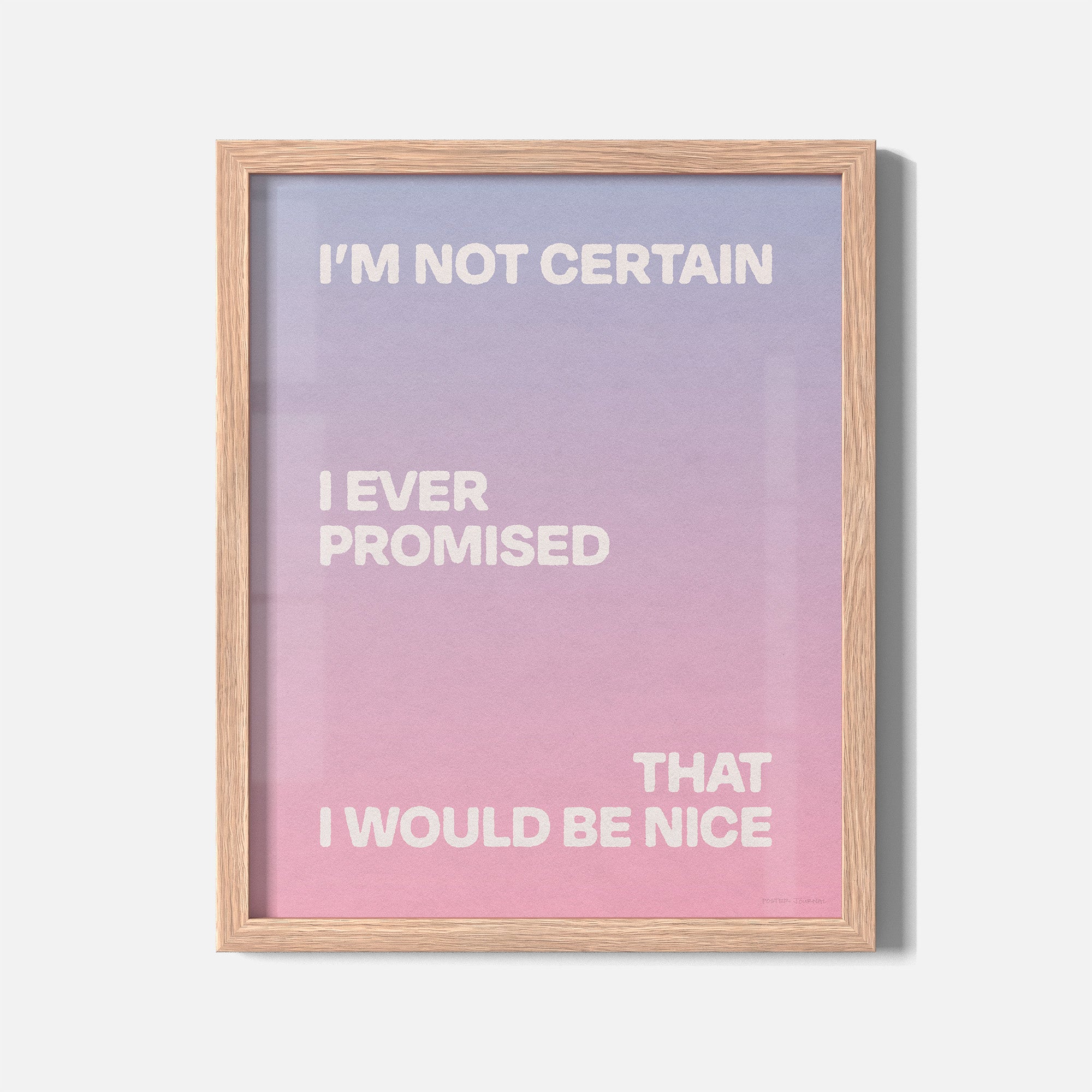 PROMISED PRINT