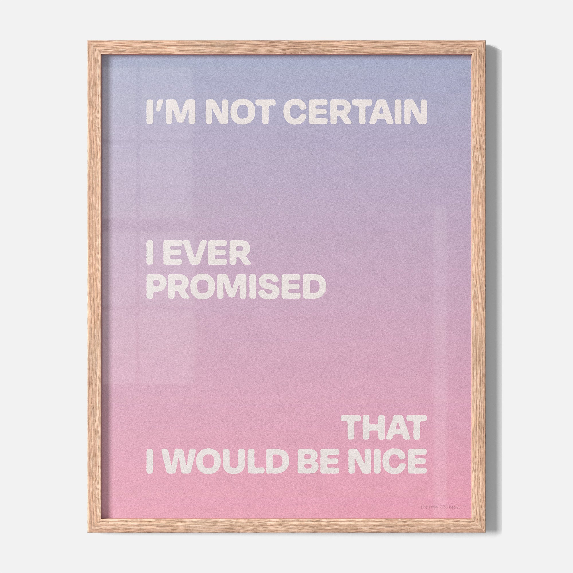 PROMISED PRINT