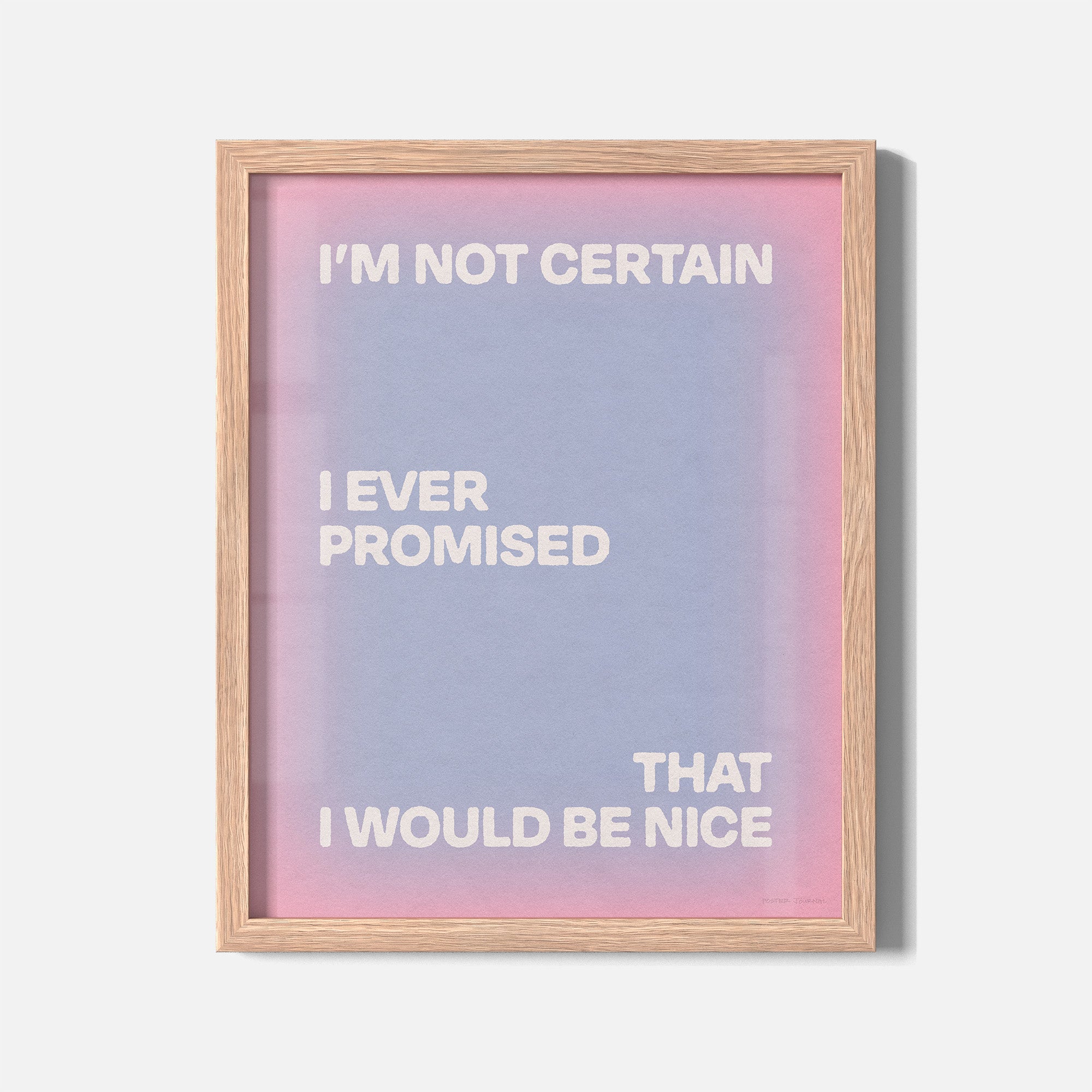 PROMISED PRINT