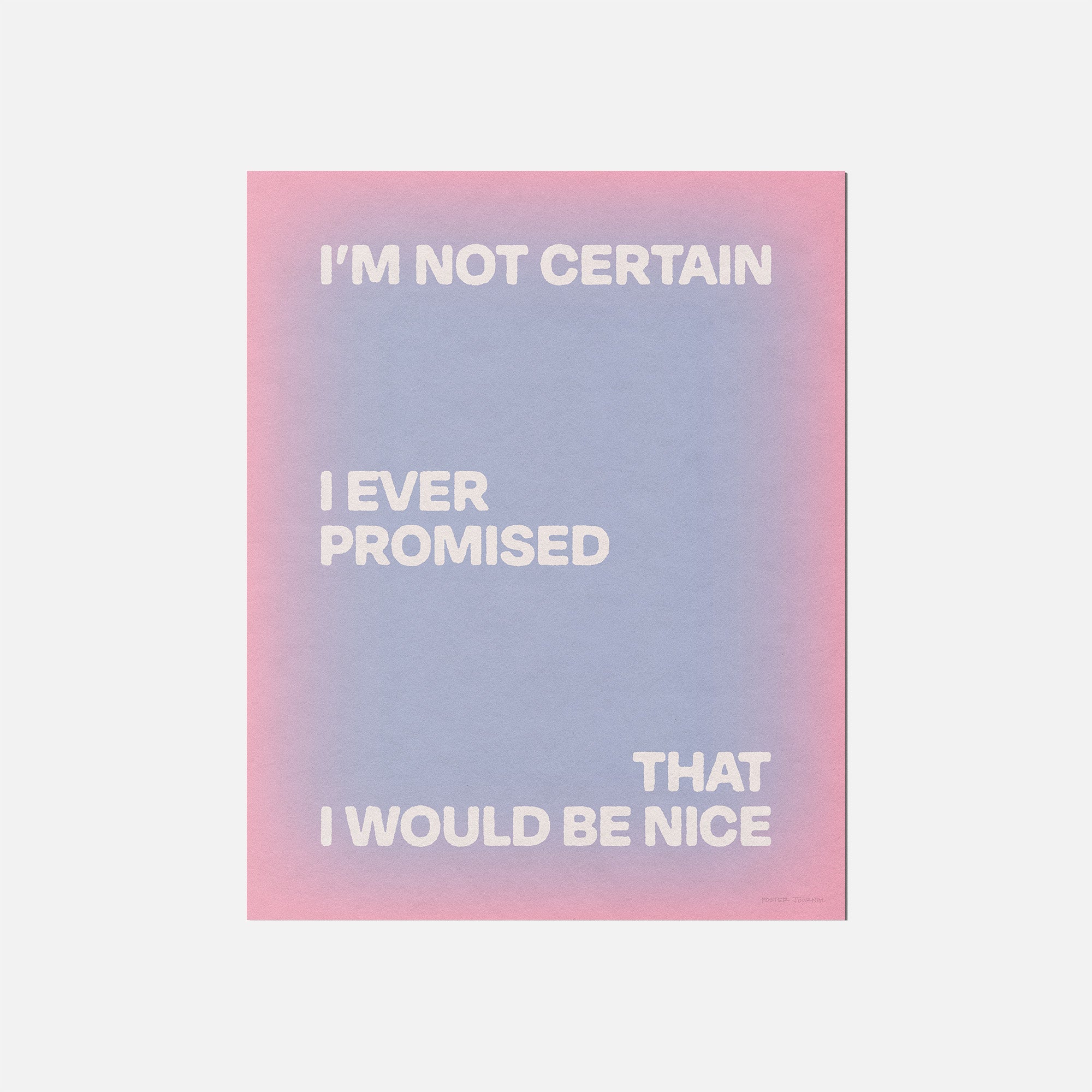 PROMISED PRINT