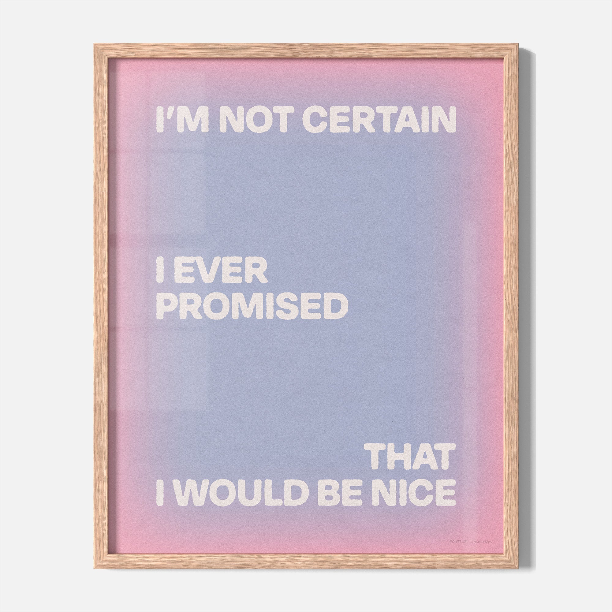PROMISED PRINT