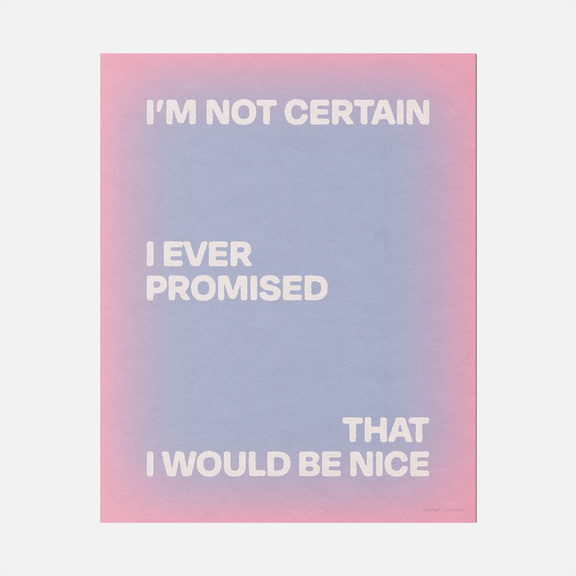 PROMISED PRINT