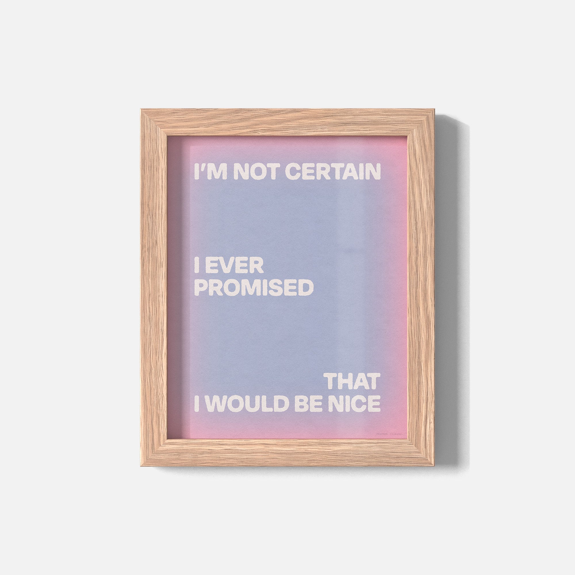 PROMISED PRINT