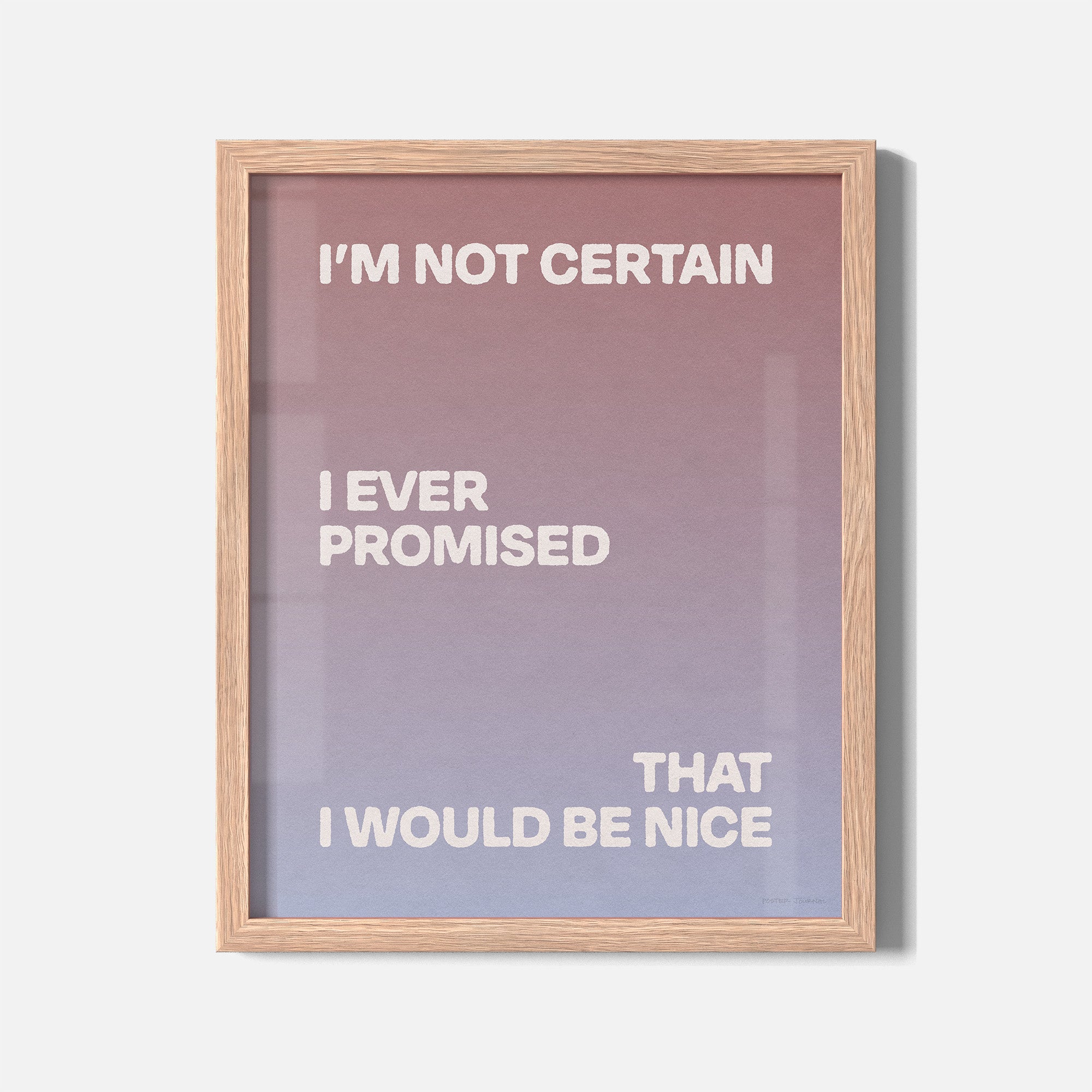 PROMISED PRINT