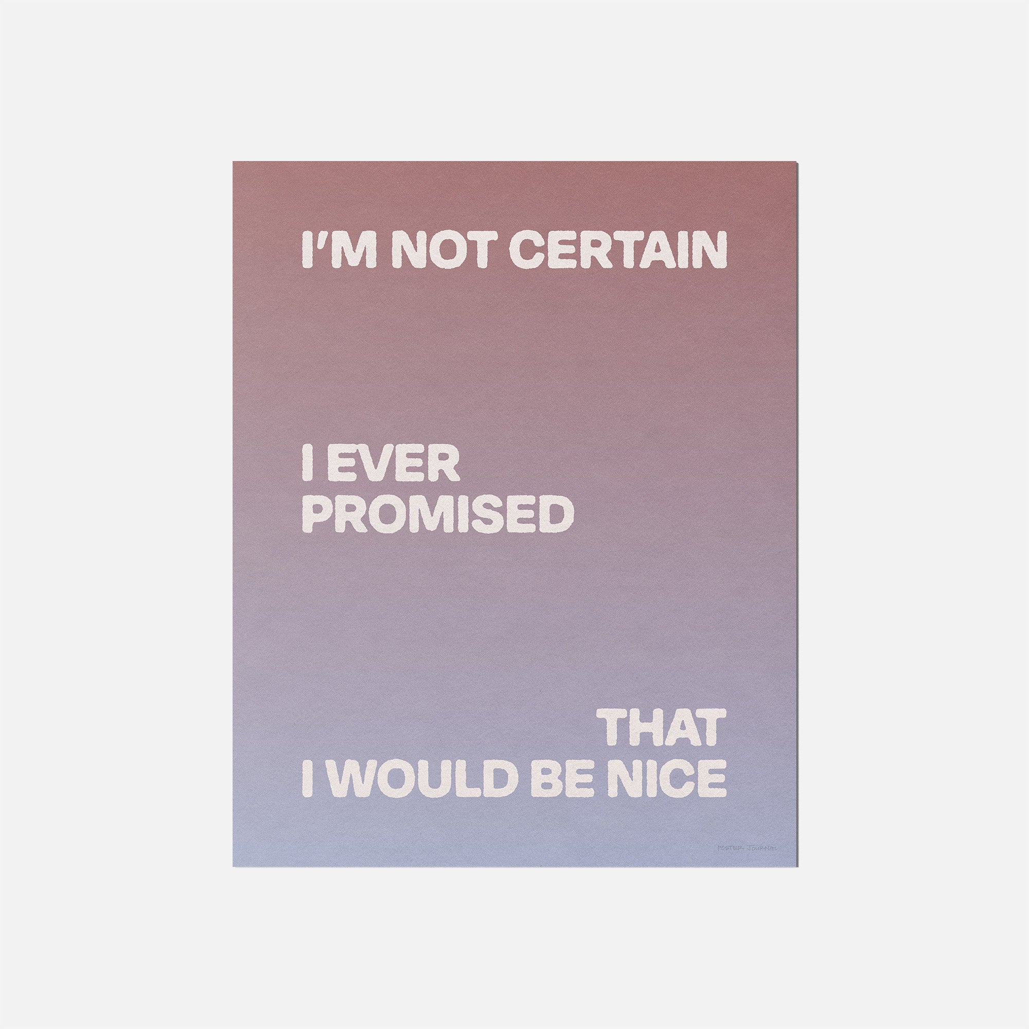 PROMISED PRINT