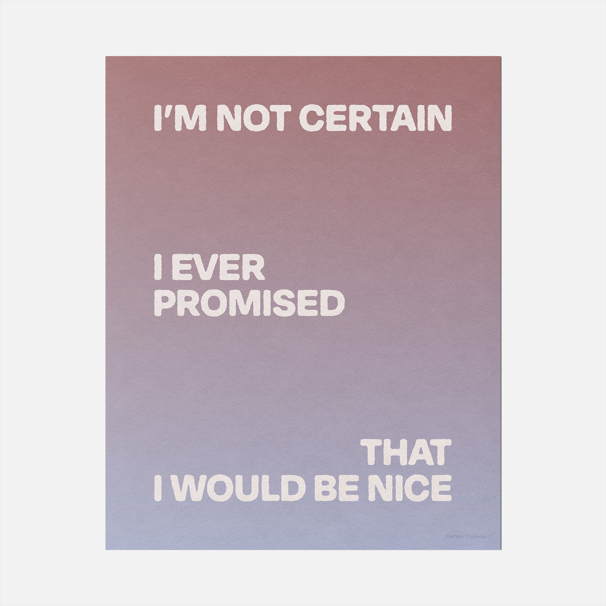 PROMISED PRINT