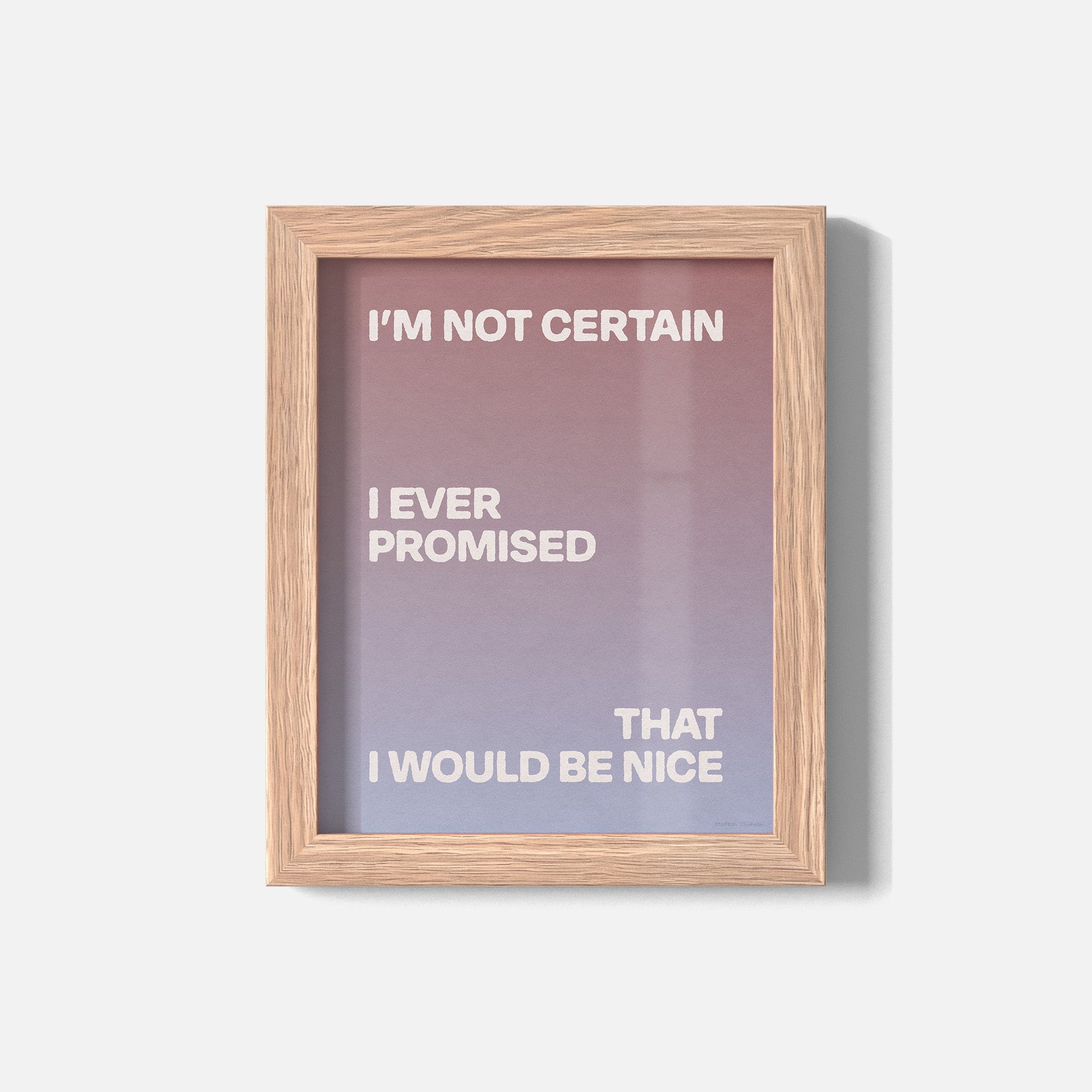 PROMISED PRINT