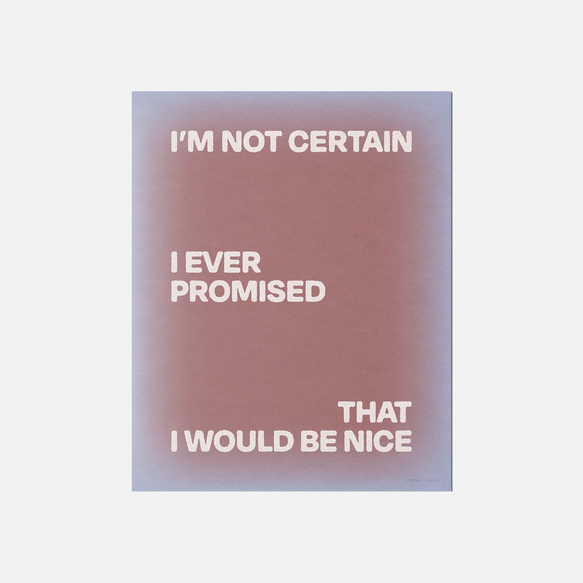 PROMISED PRINT