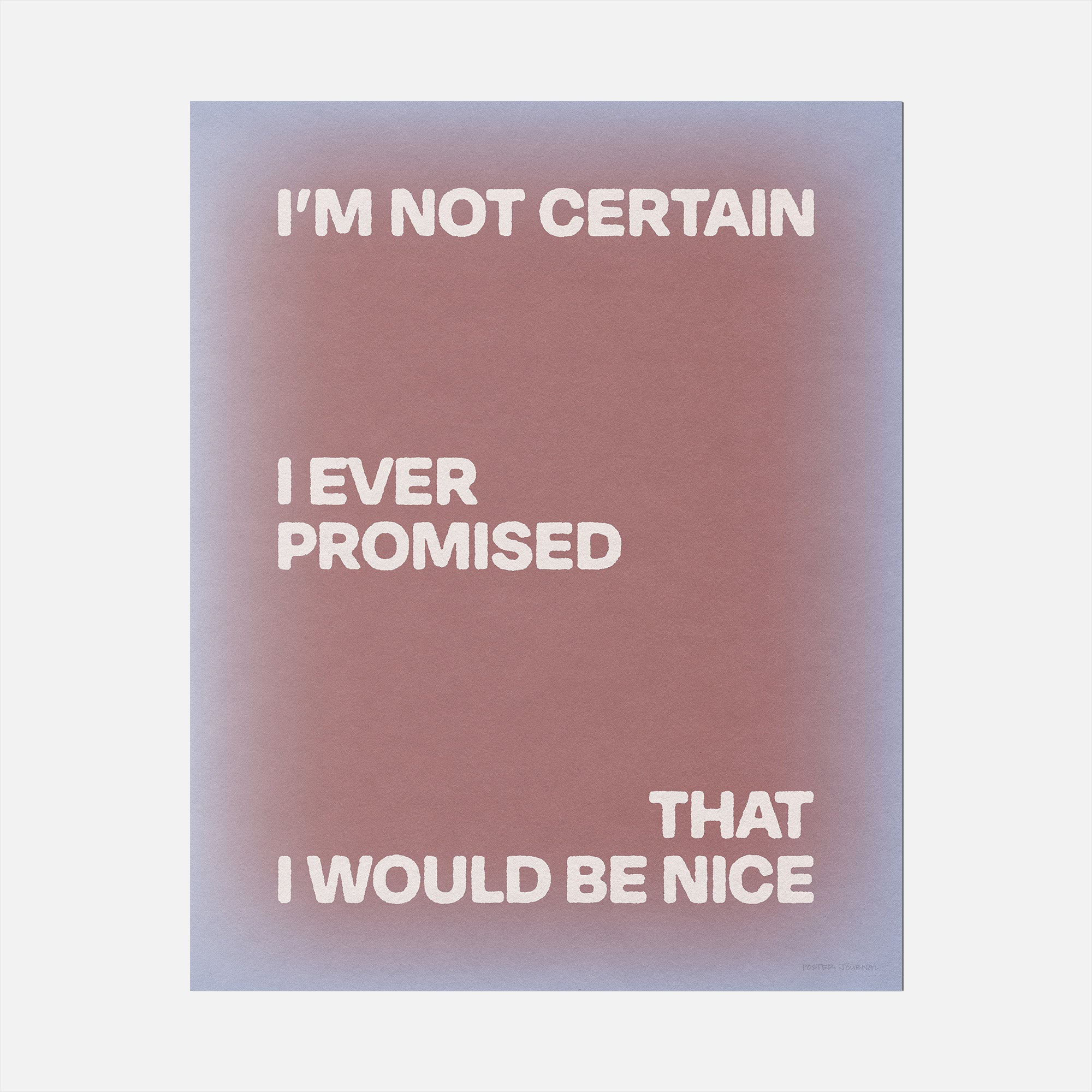 PROMISED PRINT