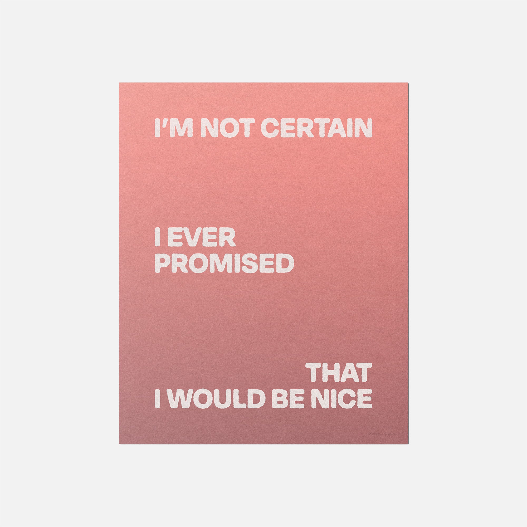 PROMISED PRINT