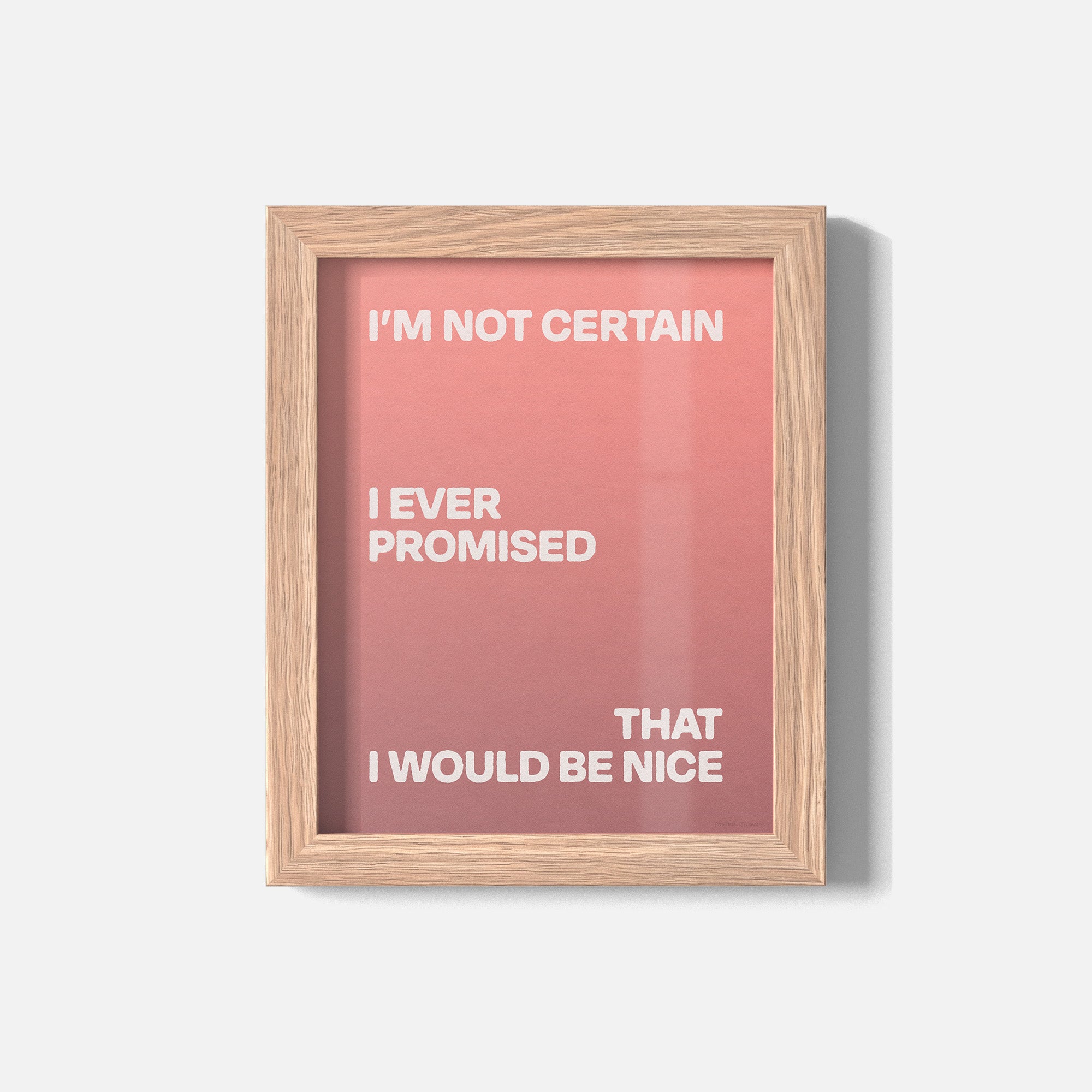 PROMISED PRINT