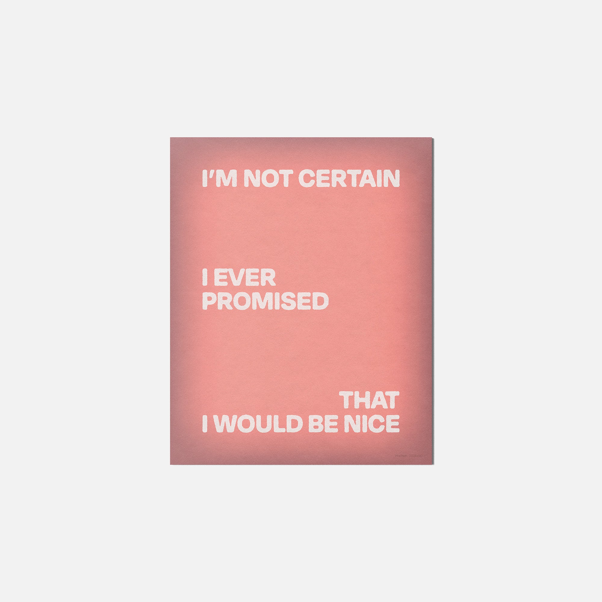 PROMISED PRINT