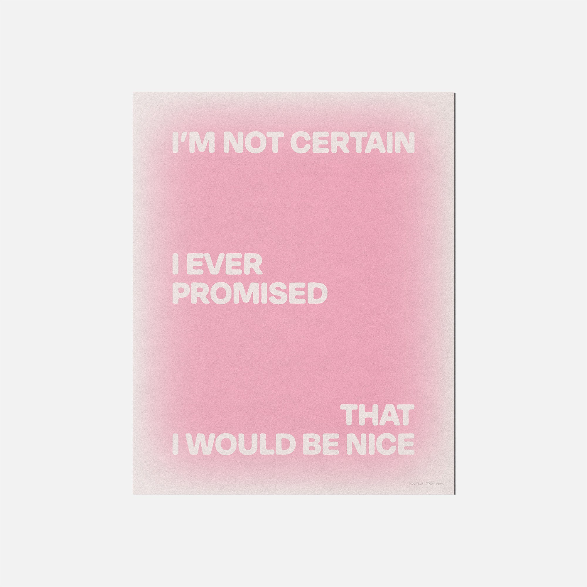 PROMISED PRINT