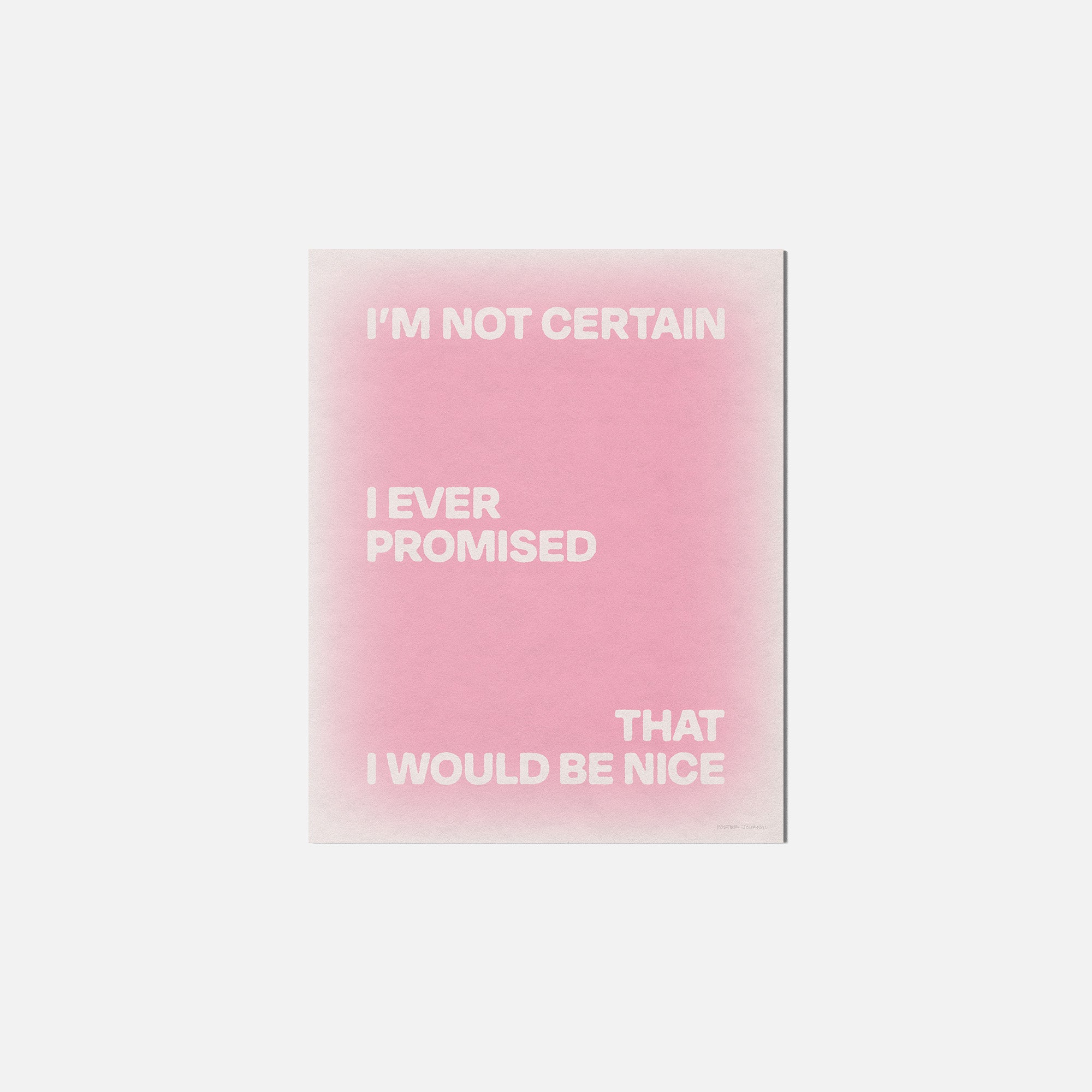 PROMISED PRINT