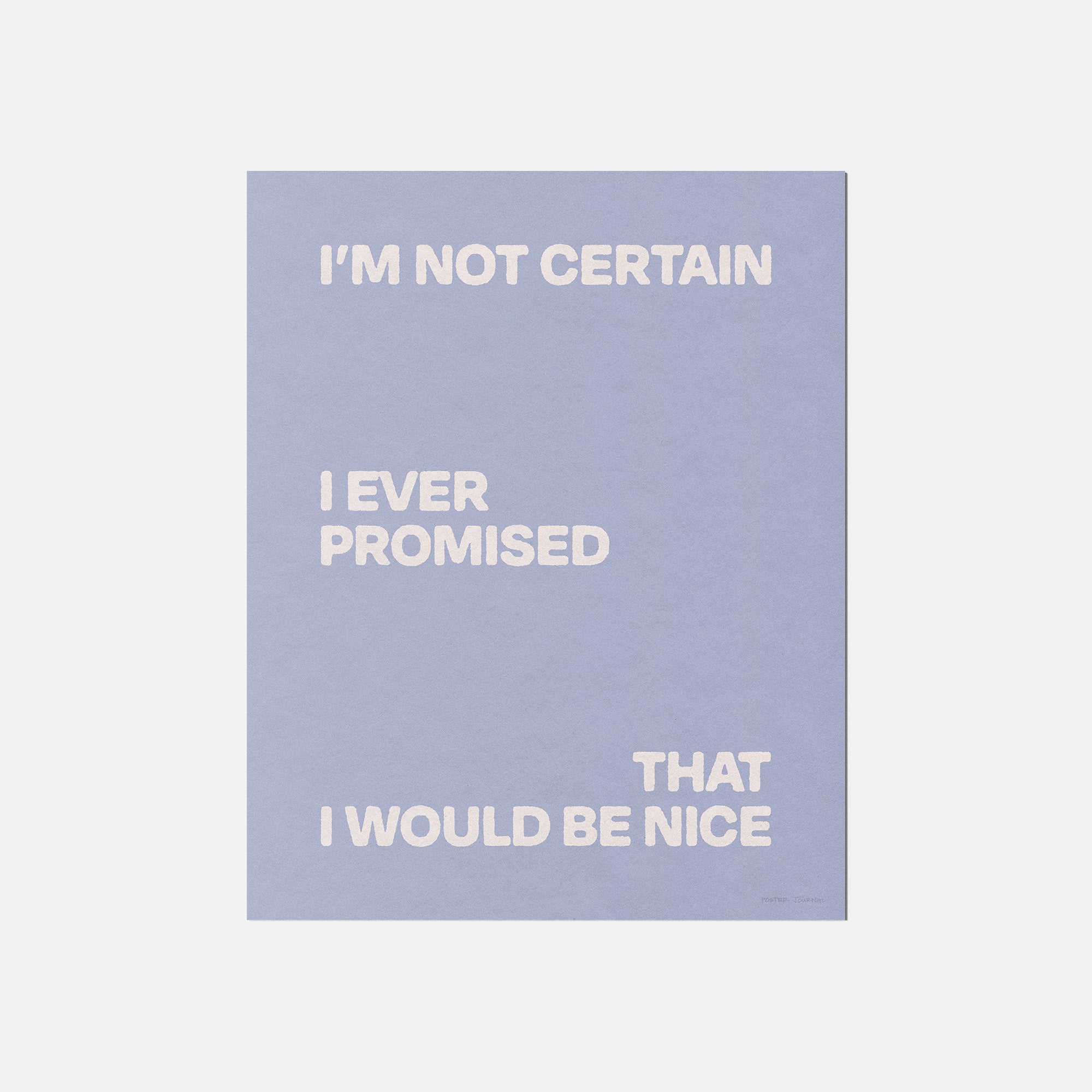 PROMISED PRINT