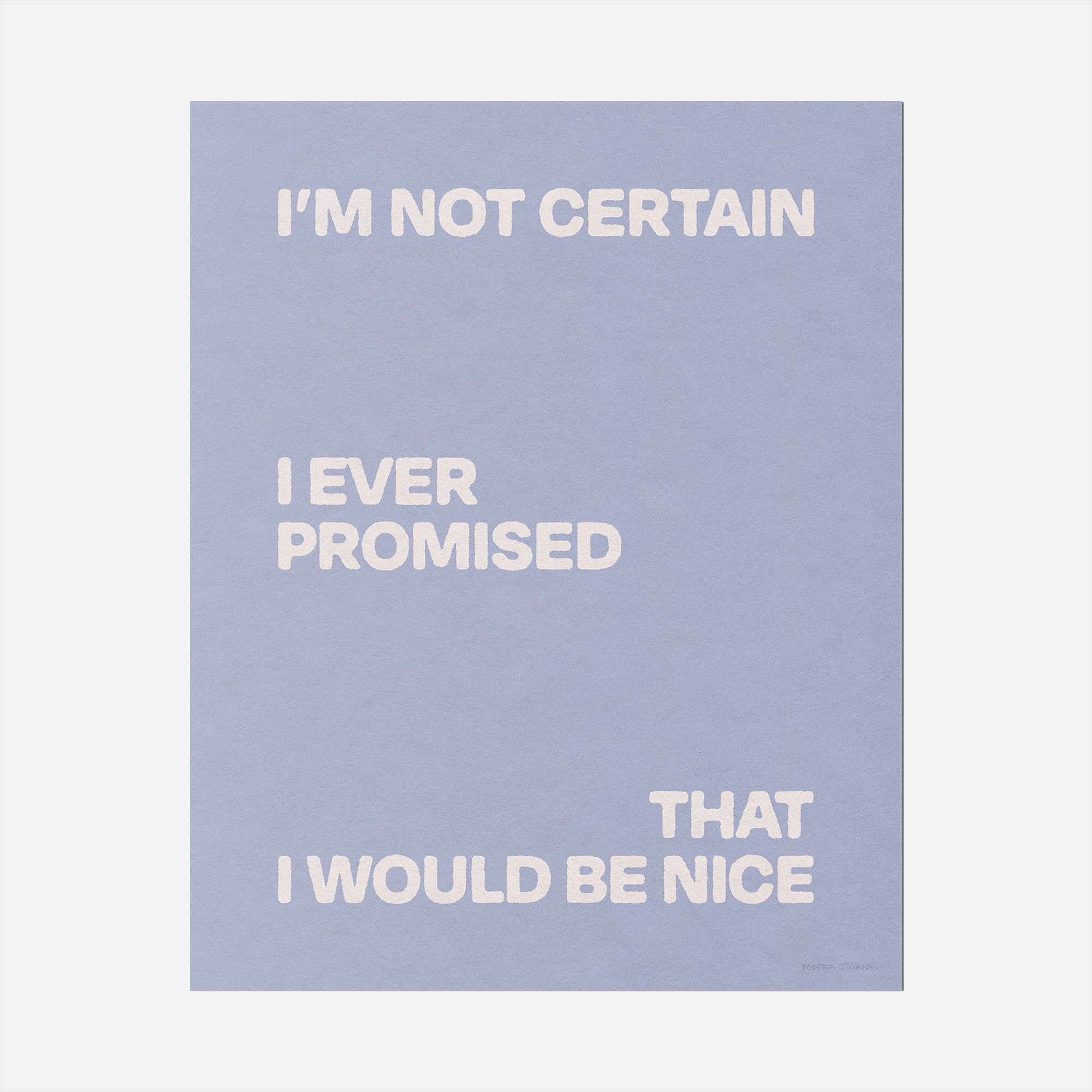 PROMISED PRINT
