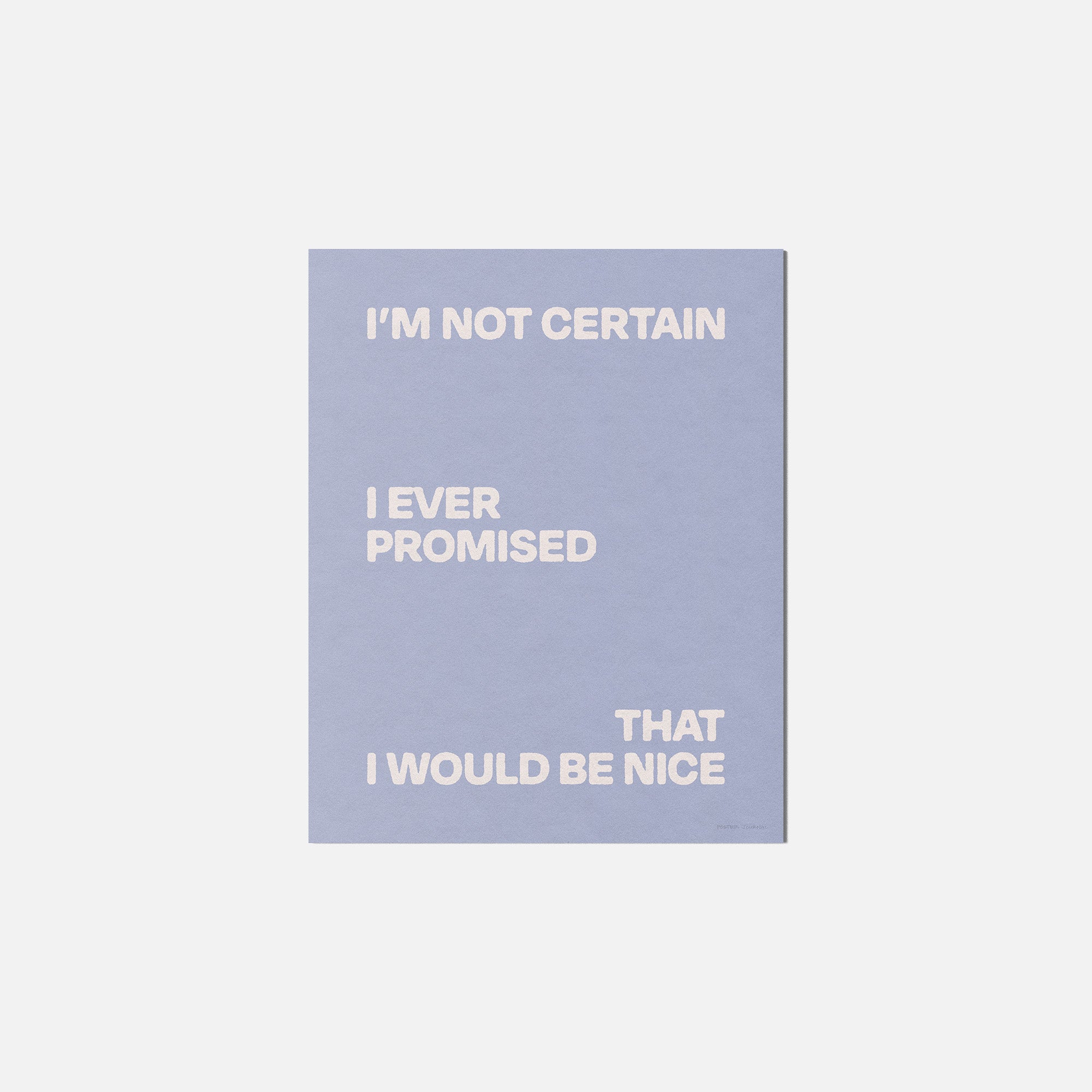 PROMISED PRINT