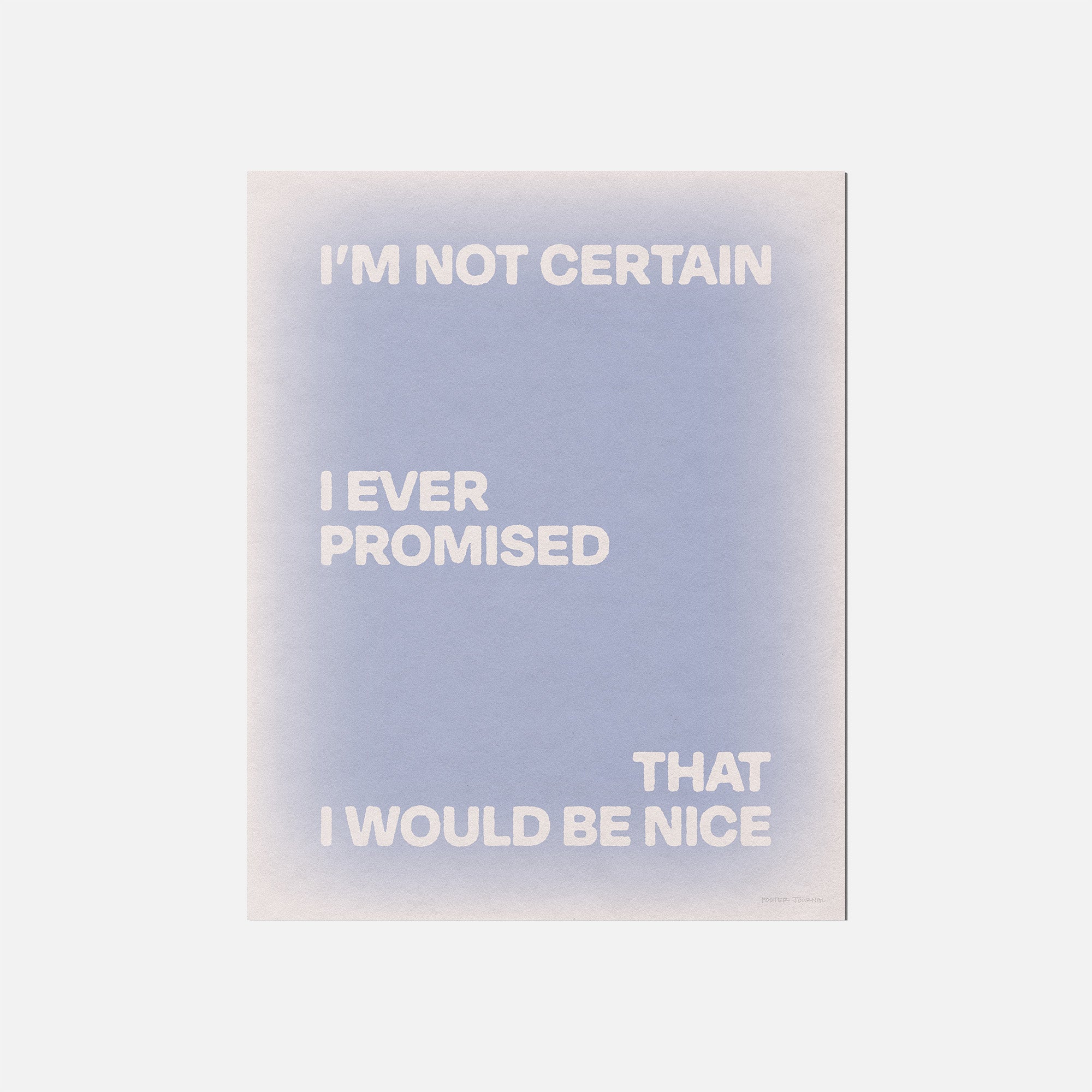 PROMISED PRINT