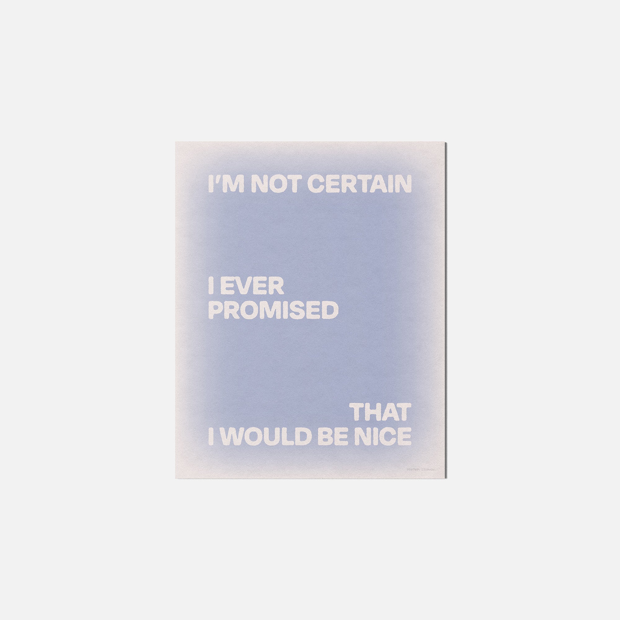 PROMISED PRINT