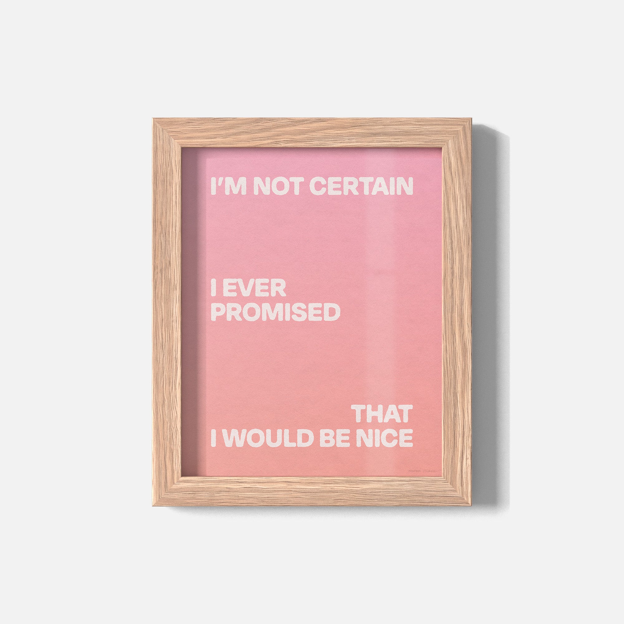 PROMISED PRINT