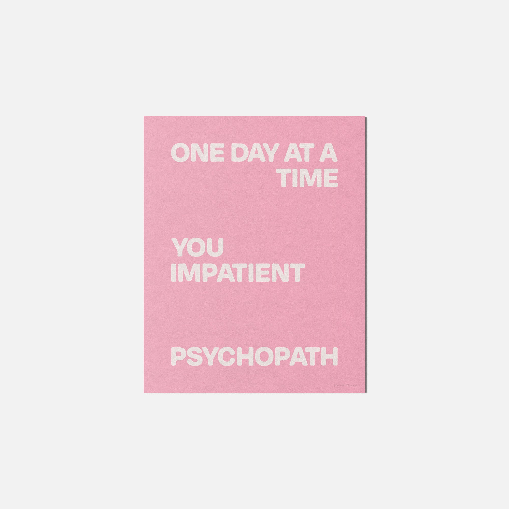 PSYCHOPATH PRINT