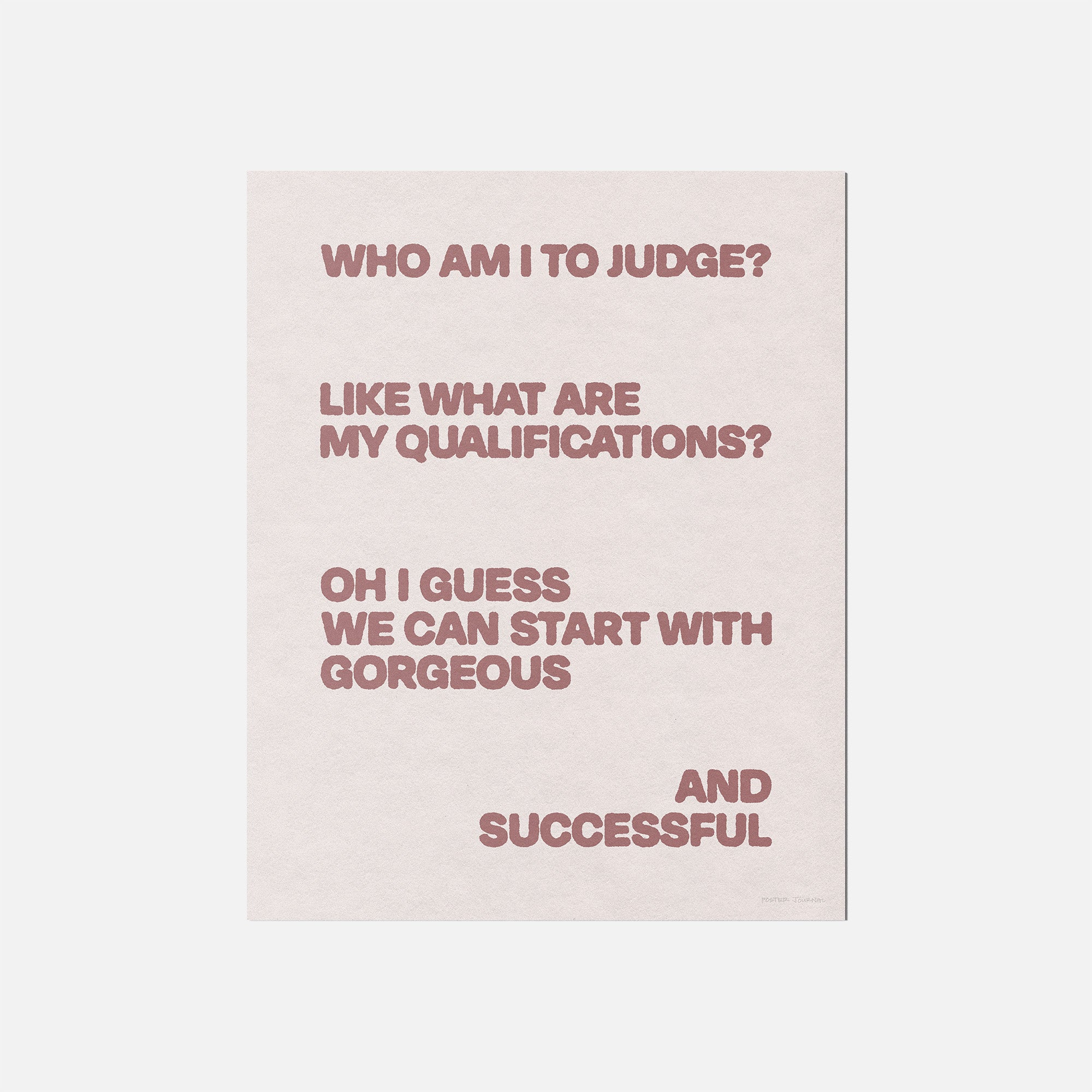 QUALIFICATIONS PRINT