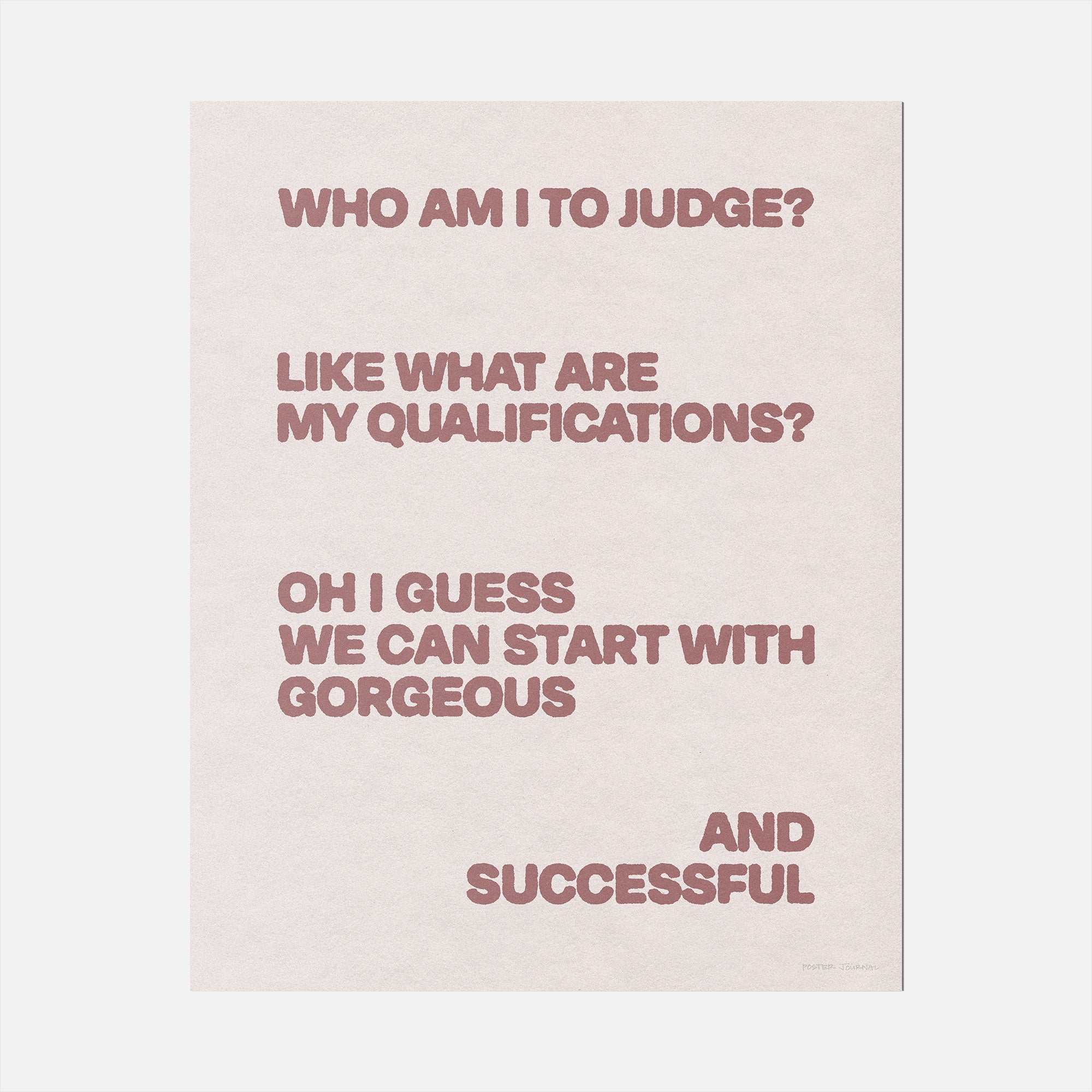 QUALIFICATIONS PRINT