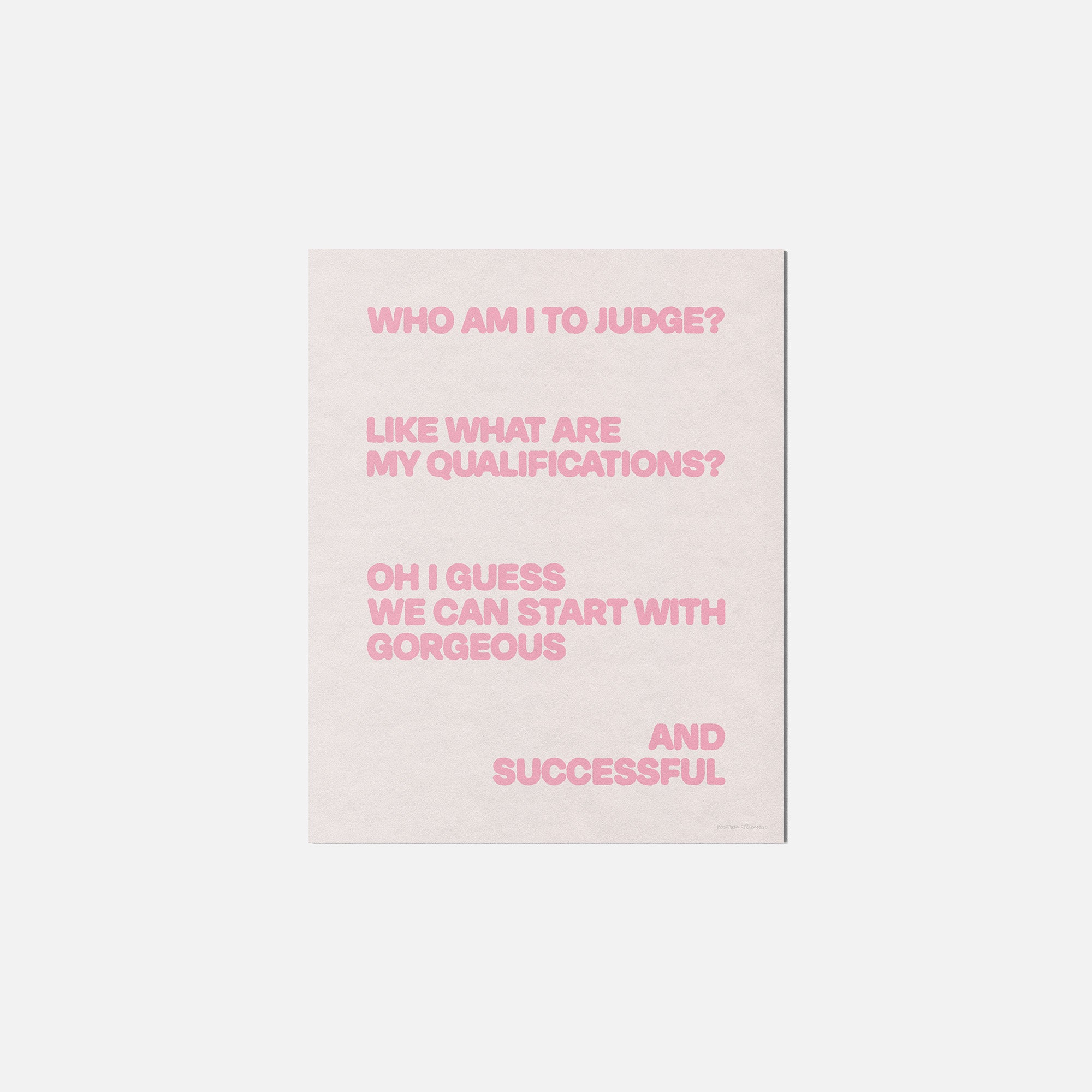 QUALIFICATIONS PRINT