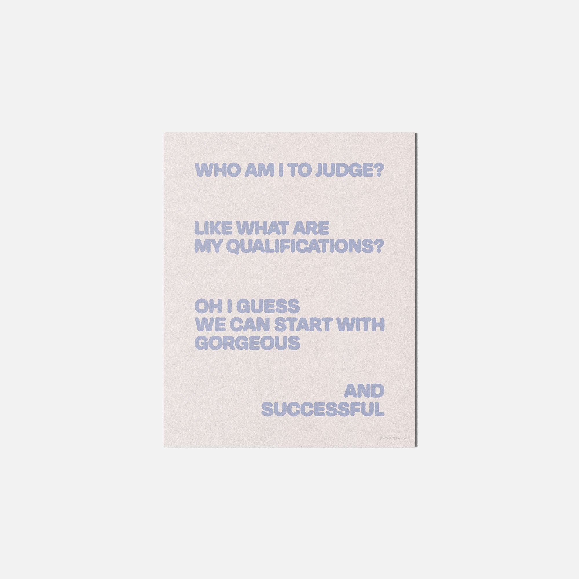 QUALIFICATIONS PRINT